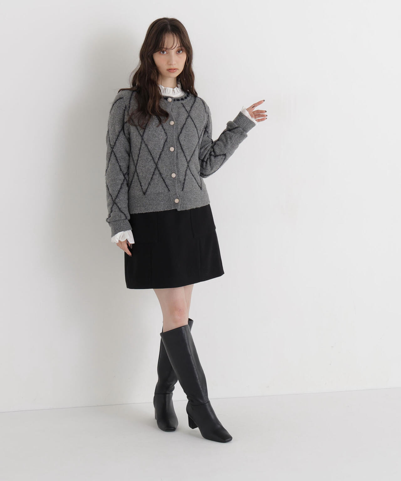 162cm B:86 W:62 H:86 着用サイズ：FR