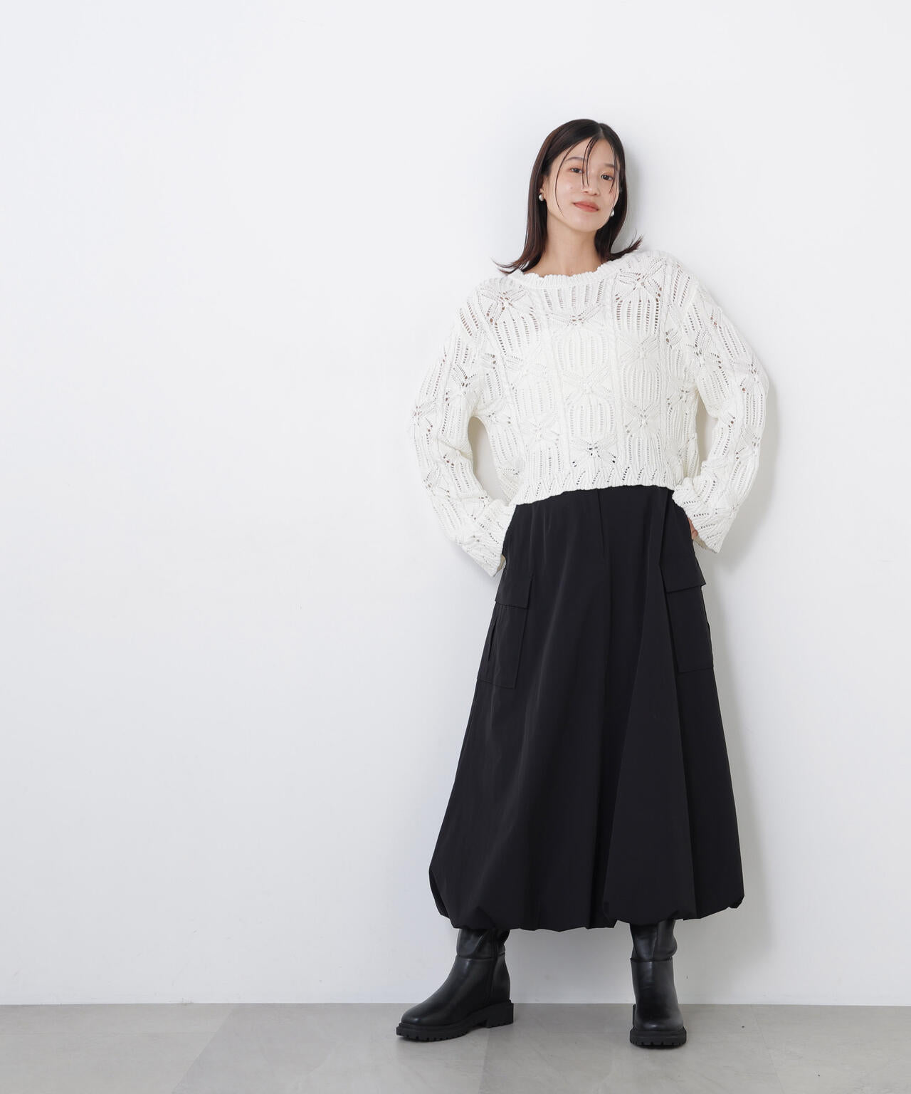 身長168ｃｍ　Ｂ82　W59　H88 着用サイズ：FR