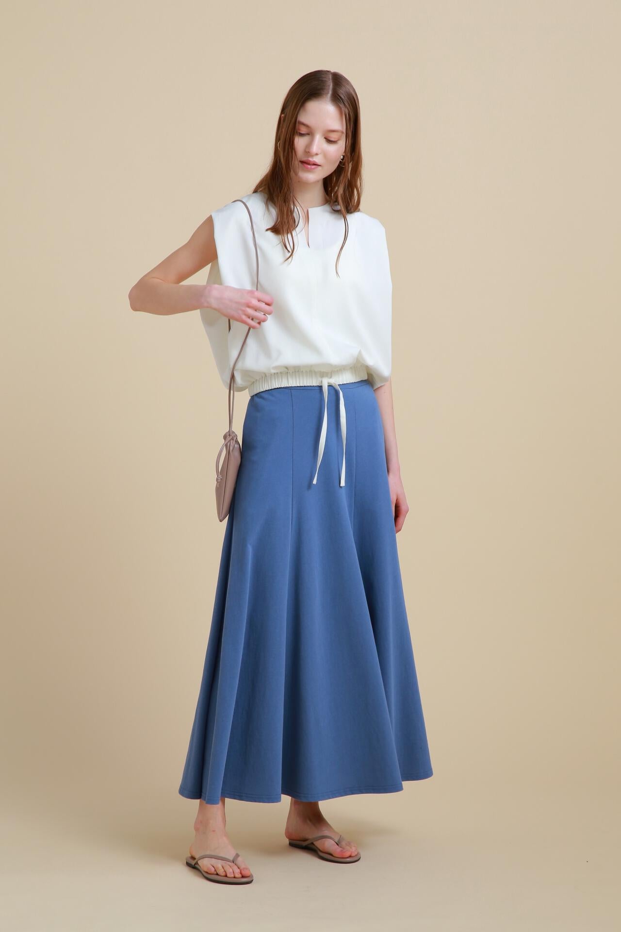 [THE HOLIDAY CLOSET]キーネックブラウス