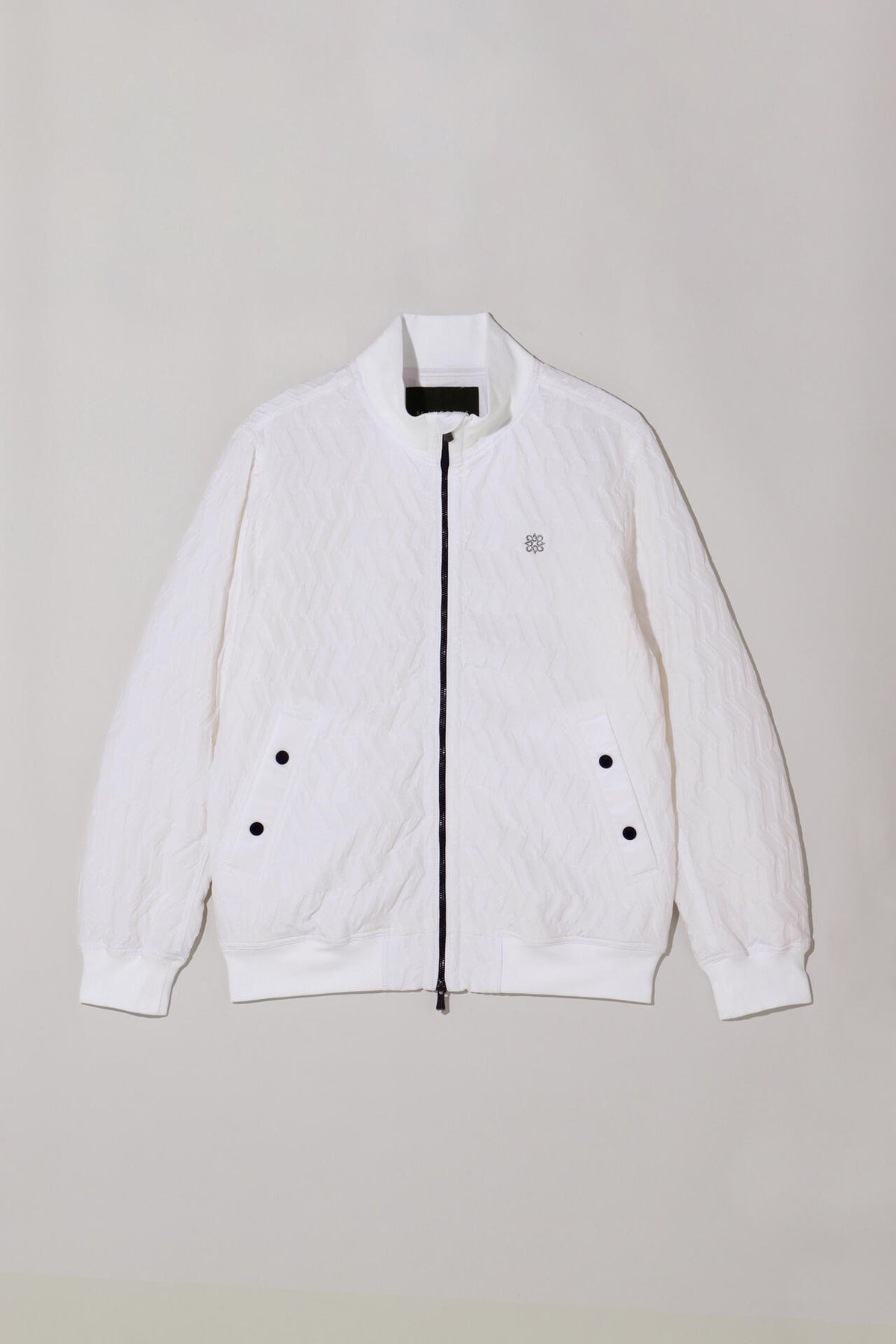 ジオメトリックふくれジャガードブルゾン (MENS)