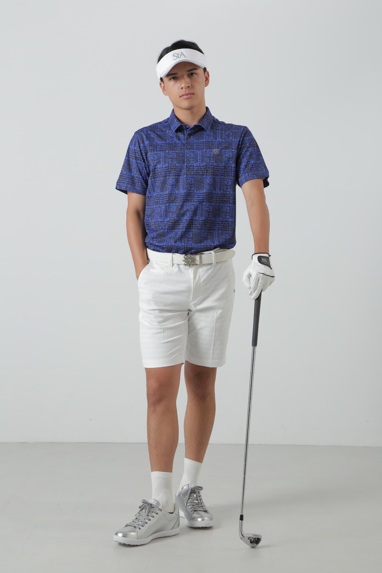 ロゴボーダージャガードショートパンツ (MENS)