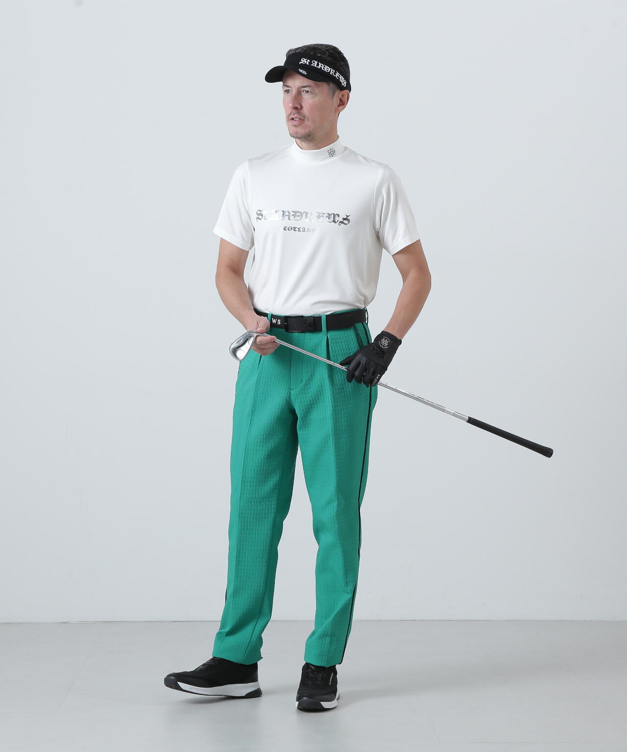 ハンドトゥースジャガードパンツ (MENS)