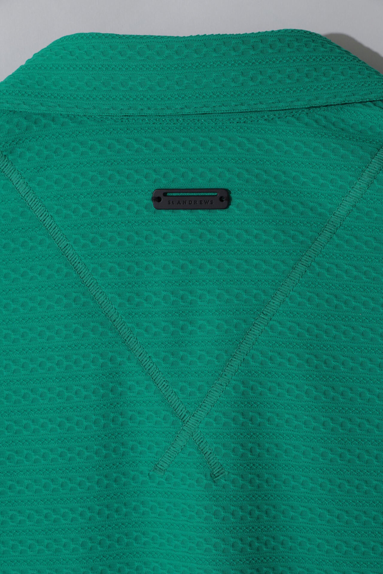 縄柄ジャガード半袖シャツ (MENS)