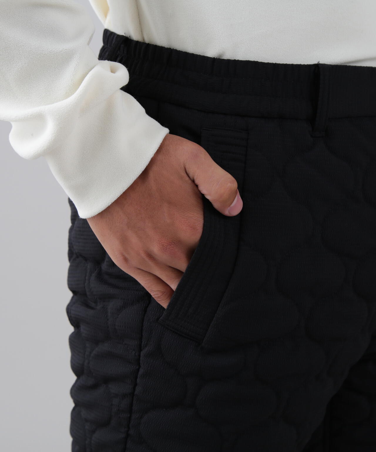 ウェーブストレッチ中綿パンツ (MENS)
