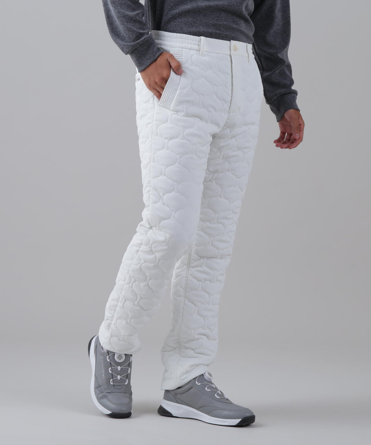 ウェーブストレッチ中綿パンツ (MENS)