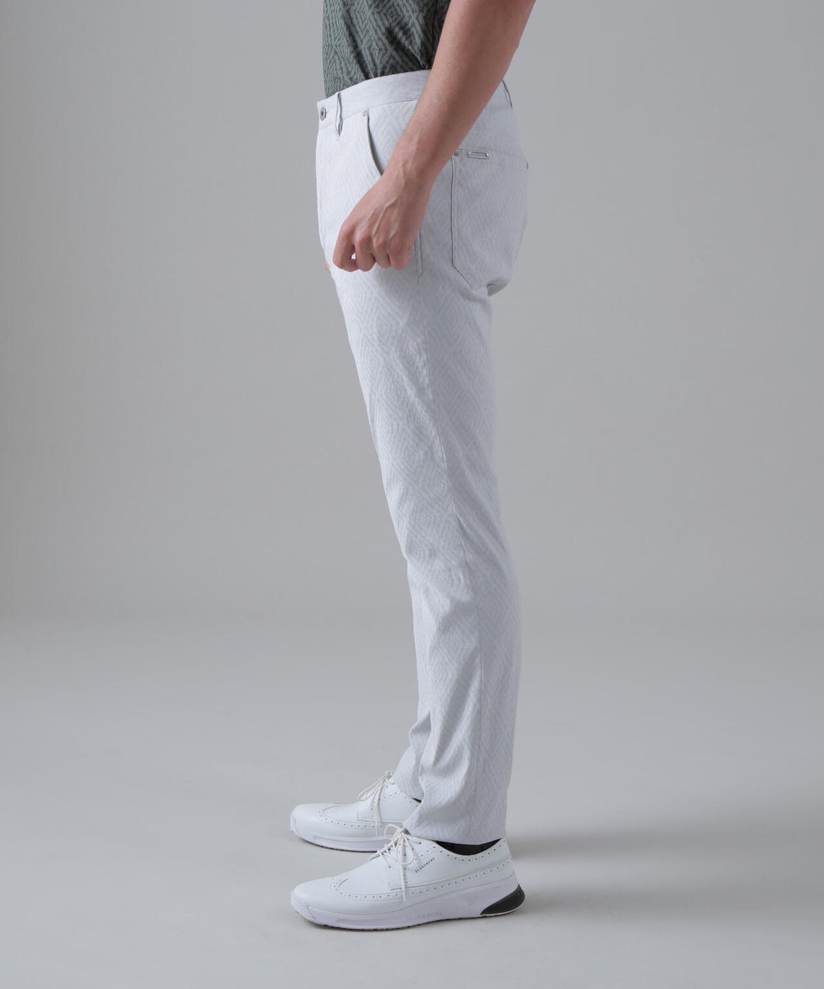ダイヤジャガードレギュラーストレッチ 5ポケットパンツ (MENS)