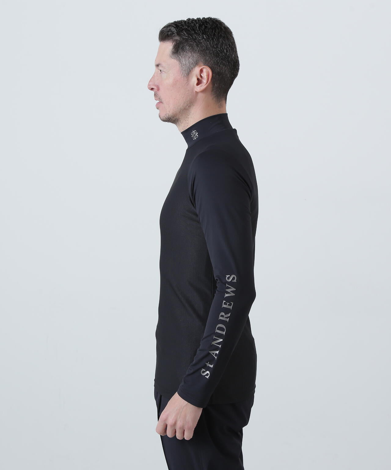 ツインコットUV×SUNPROFITメッシュ長袖ハイネックインナー (MENS)