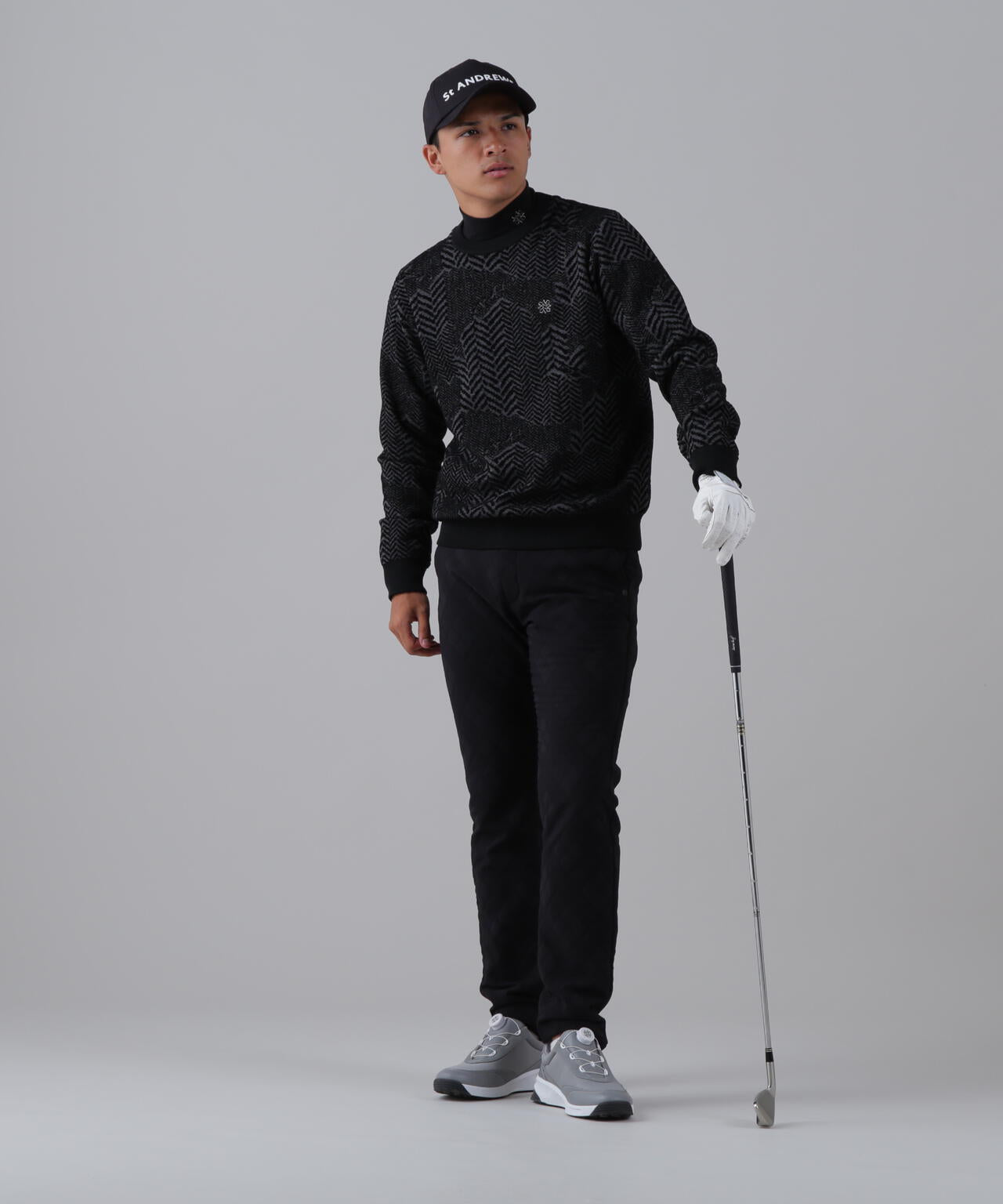 バイアスチェックジャガードパンツ (MENS)
