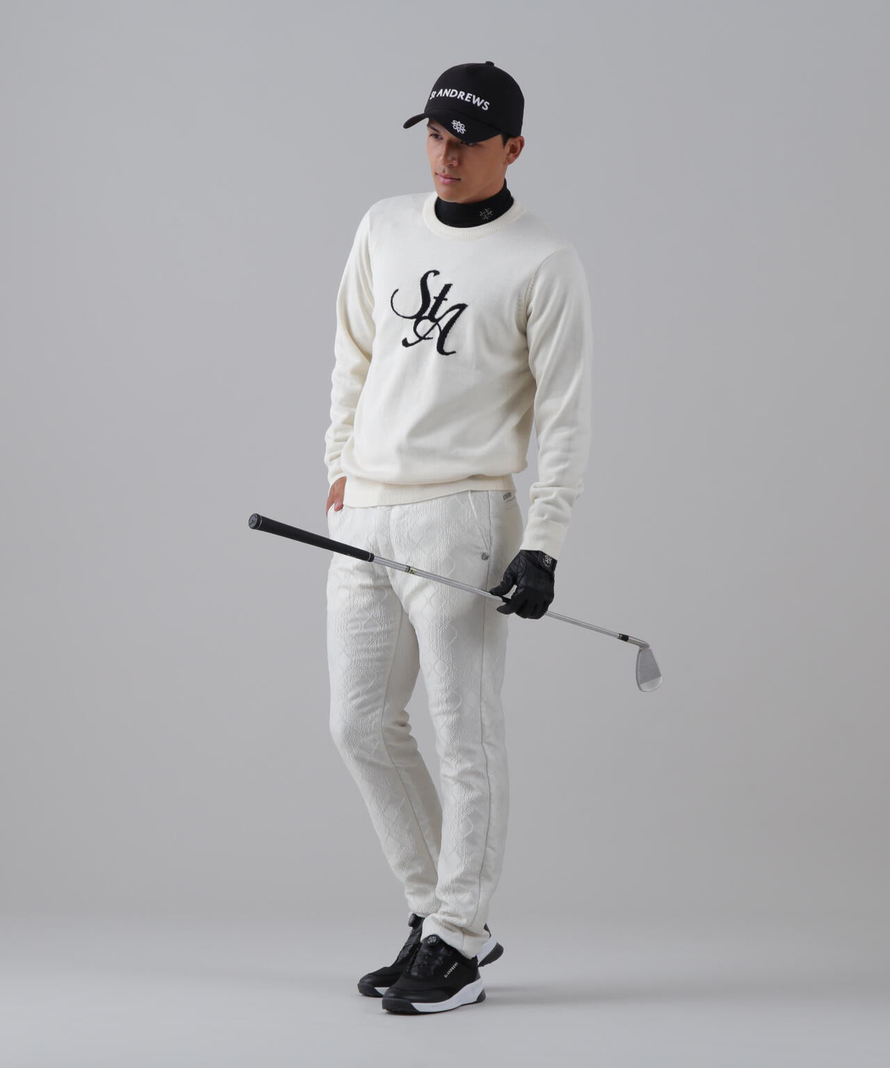 バイアスチェックジャガードパンツ (MENS)