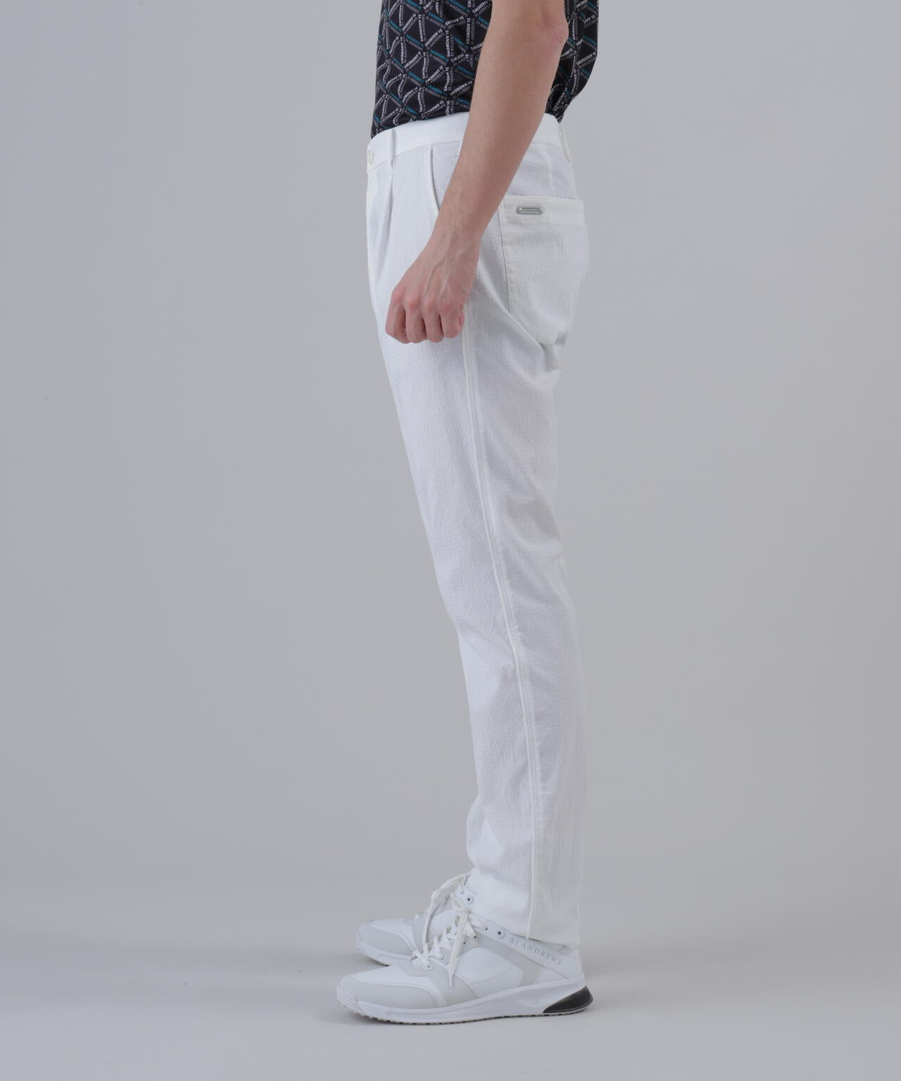 【ストレッチ】ドビーサッカーパンツ (MENS)