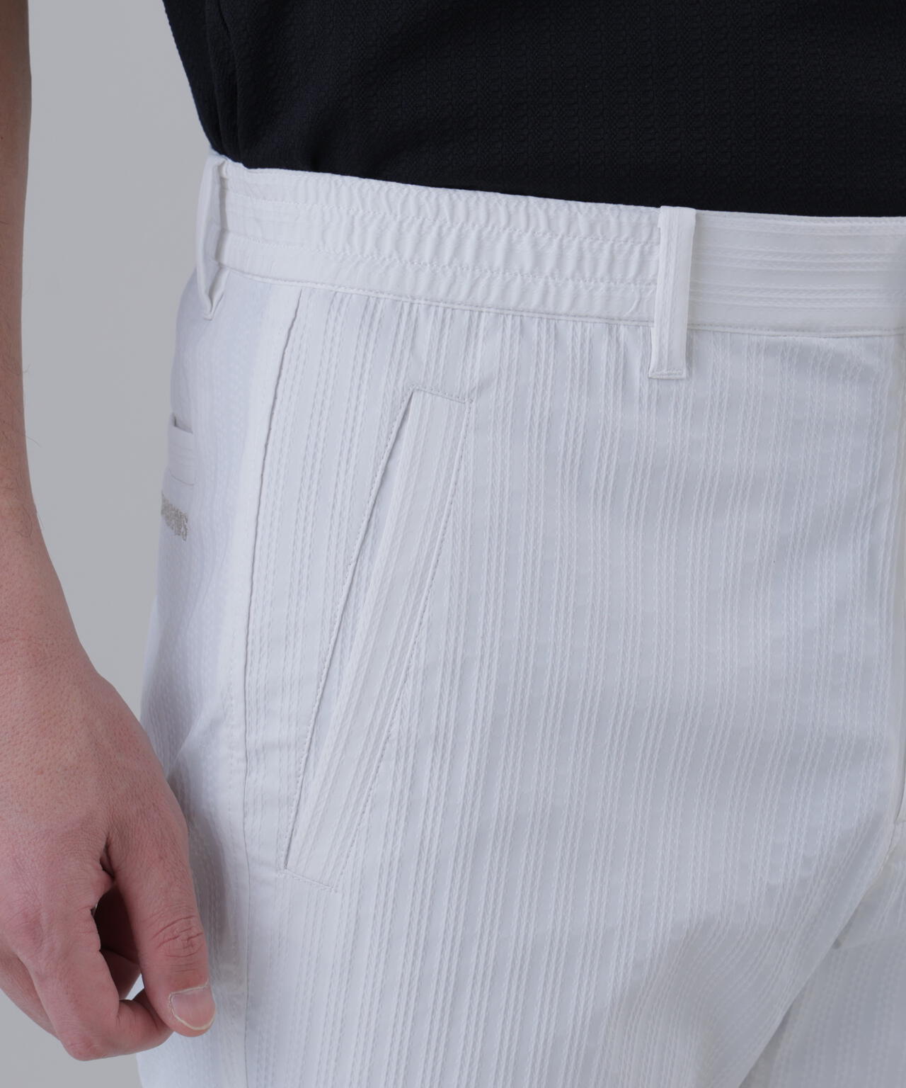 【ストレッチ】ドビーストライプパンツ (MENS)