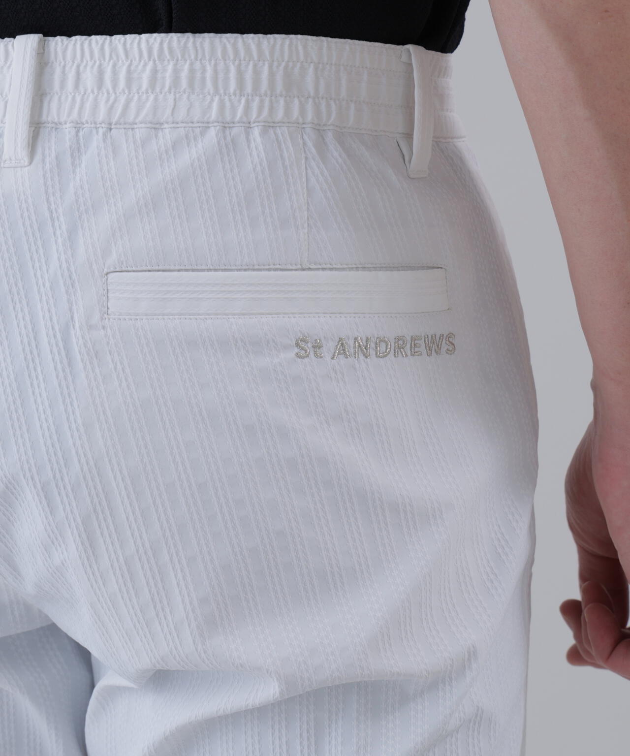 【ストレッチ】ドビーストライプパンツ (MENS)