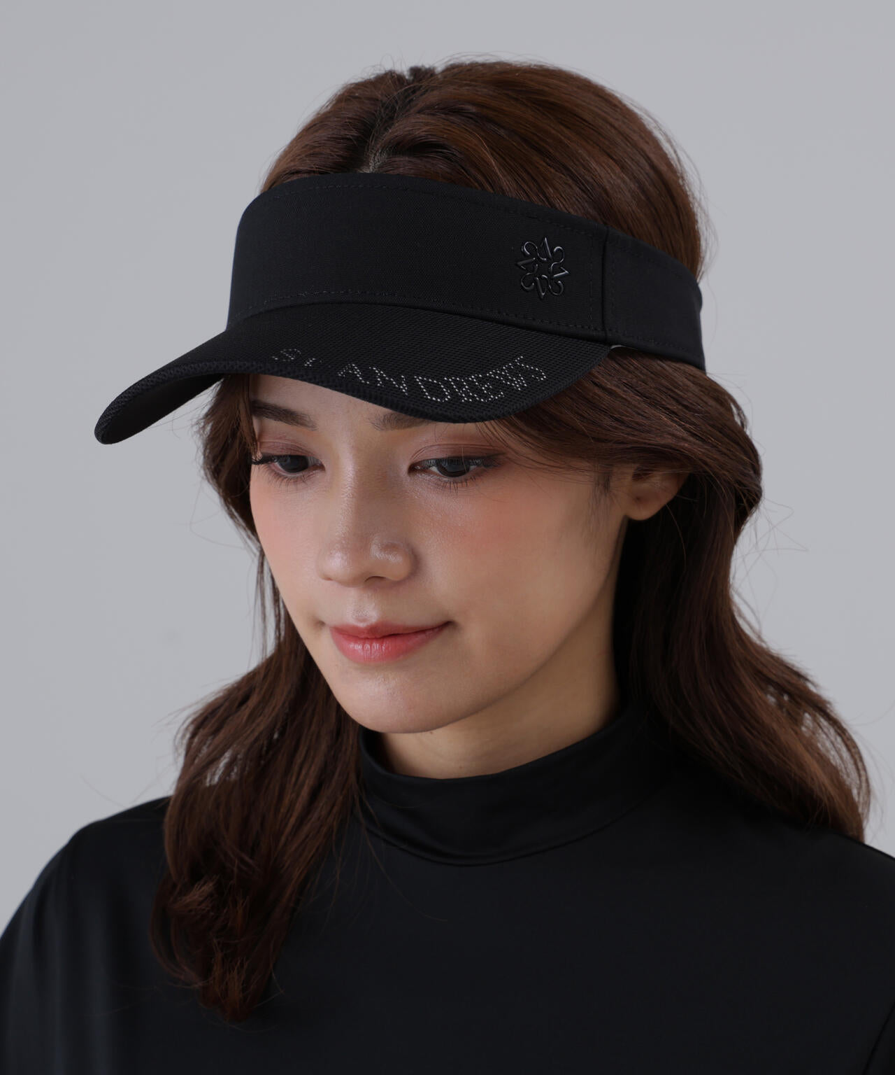 【接触冷感】ツバメッシュバイザー (UNISEX)