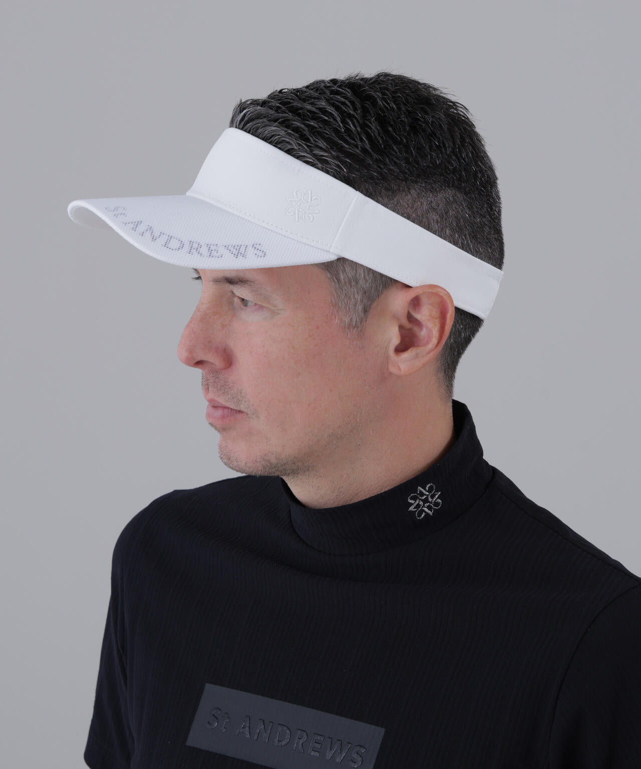 【接触冷感】ツバメッシュバイザー (UNISEX)