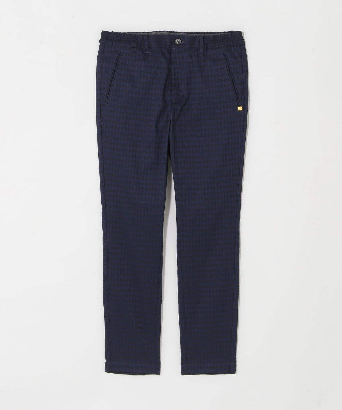 [THE OLD COURSE][ストレッチ] 千鳥ジャガードパンツ (MENS)