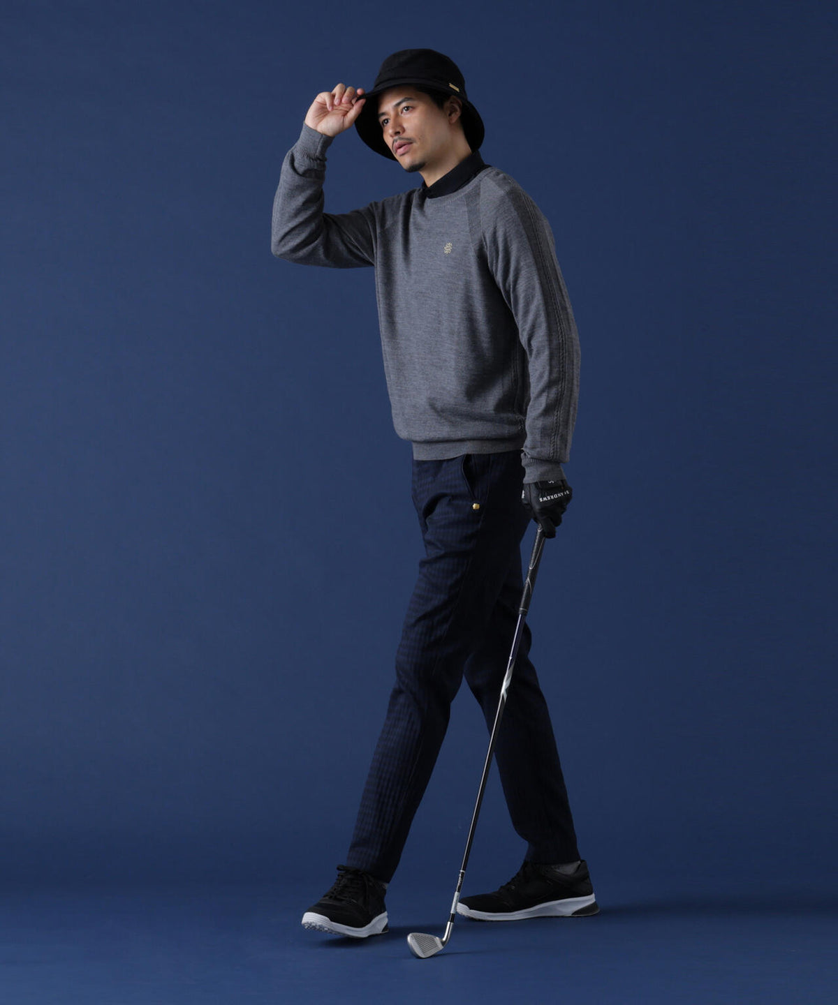 185cm C: 97 W:79 H:95 着用サイズ：L