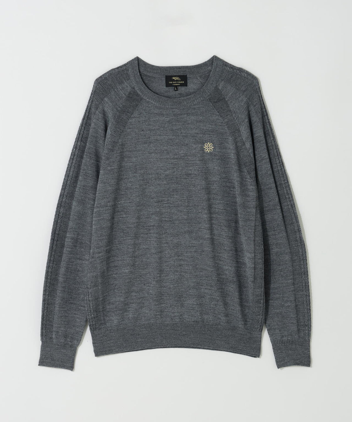 [THE OLD COURSE]12G天竺クルーネックニットプルオーバー (MENS)
