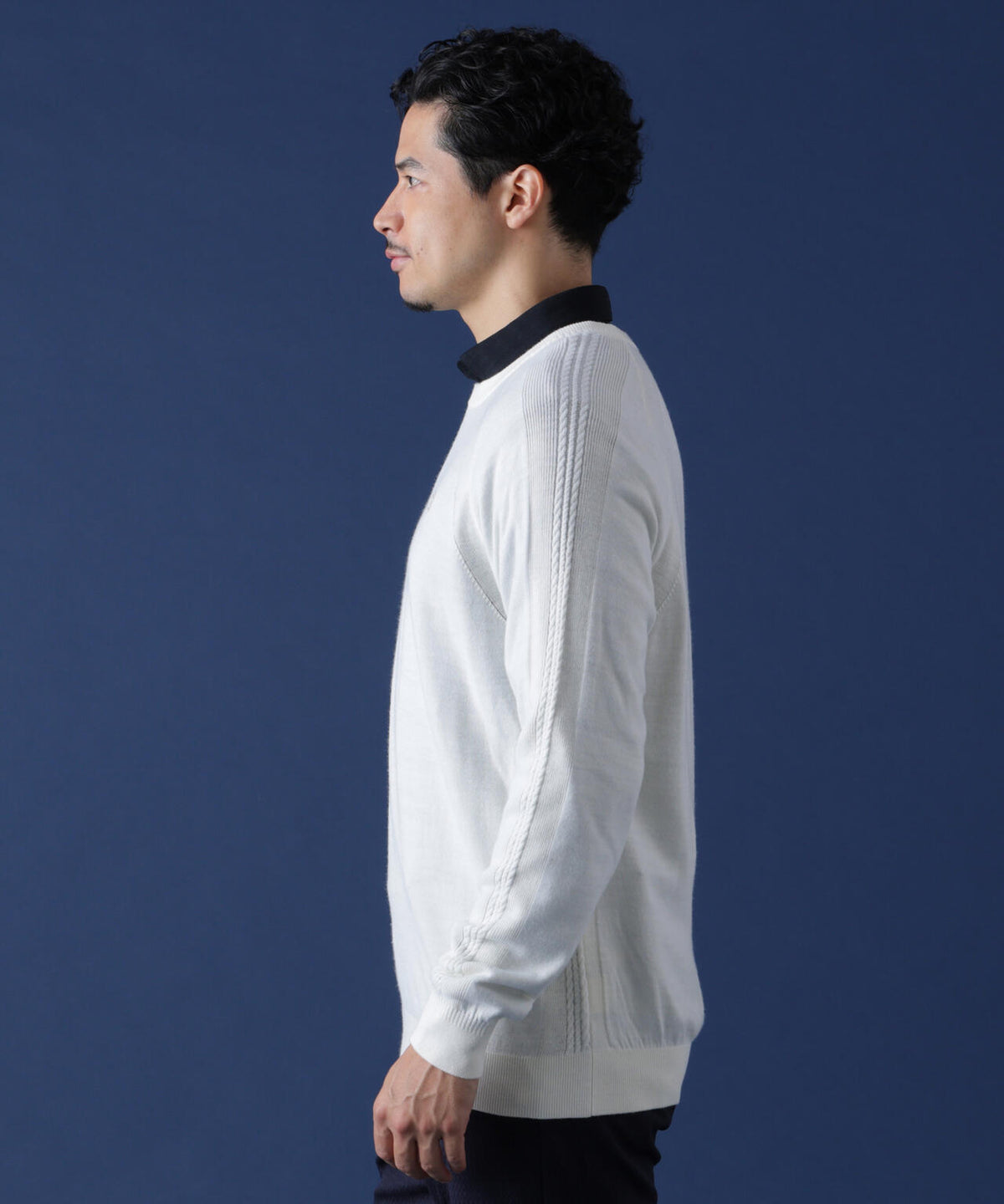 185cm C: 97 W:79 H:95 着用サイズ：L