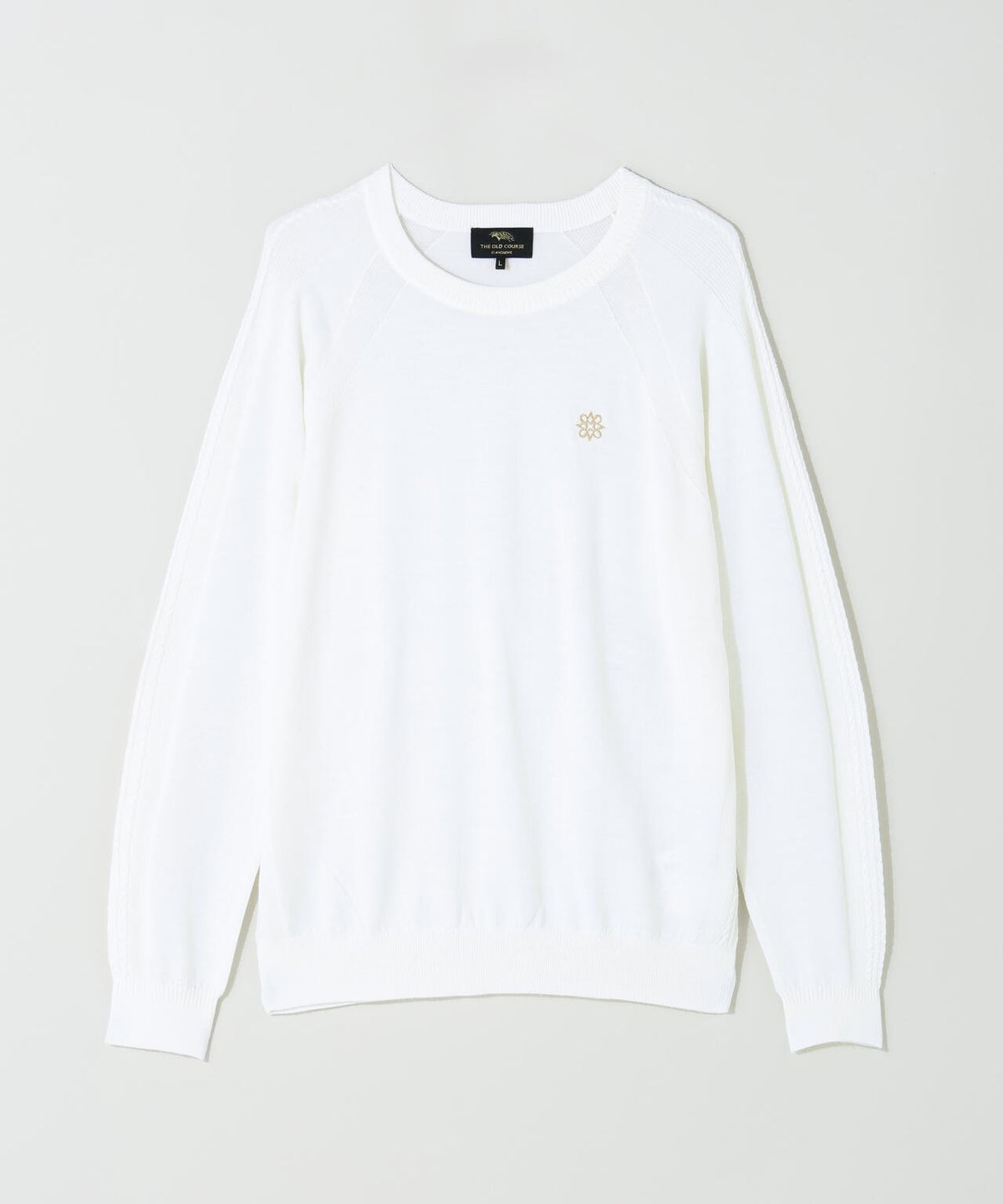 [THE OLD COURSE]12G天竺クルーネックニットプルオーバー (MENS)