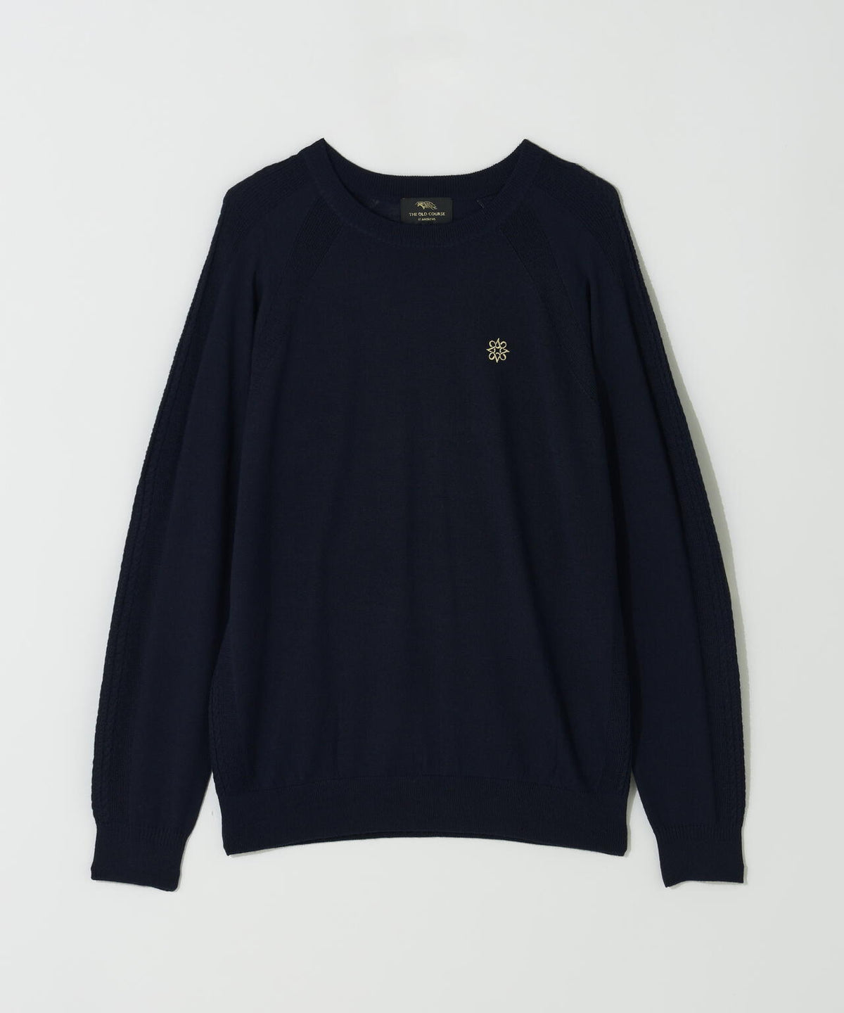 [THE OLD COURSE]12G天竺クルーネックニットプルオーバー (MENS)