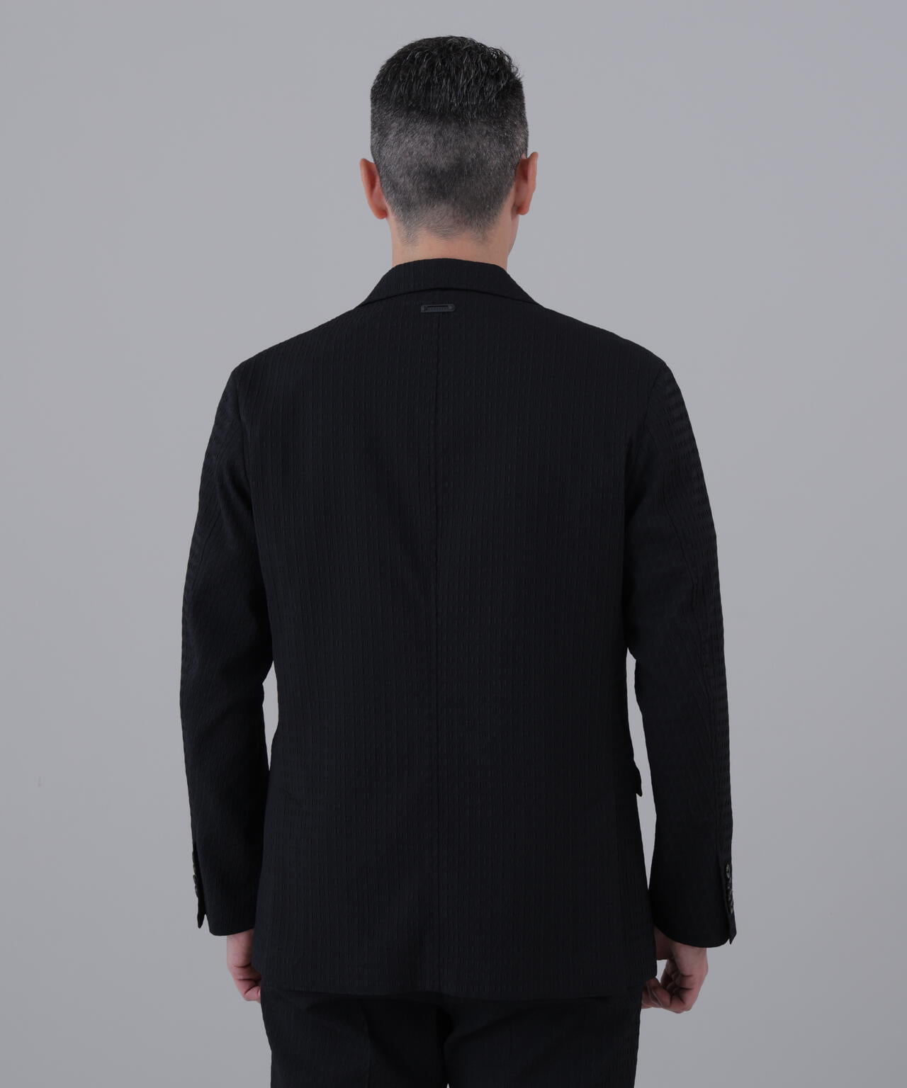 【ストレッチ】ふくれジャガードジャケット (MENS)