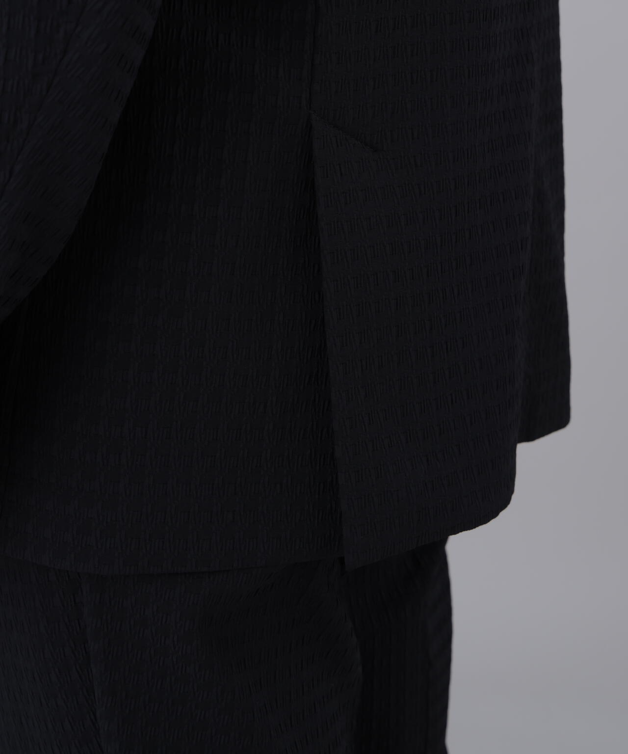 【ストレッチ】ふくれジャガードジャケット (MENS)
