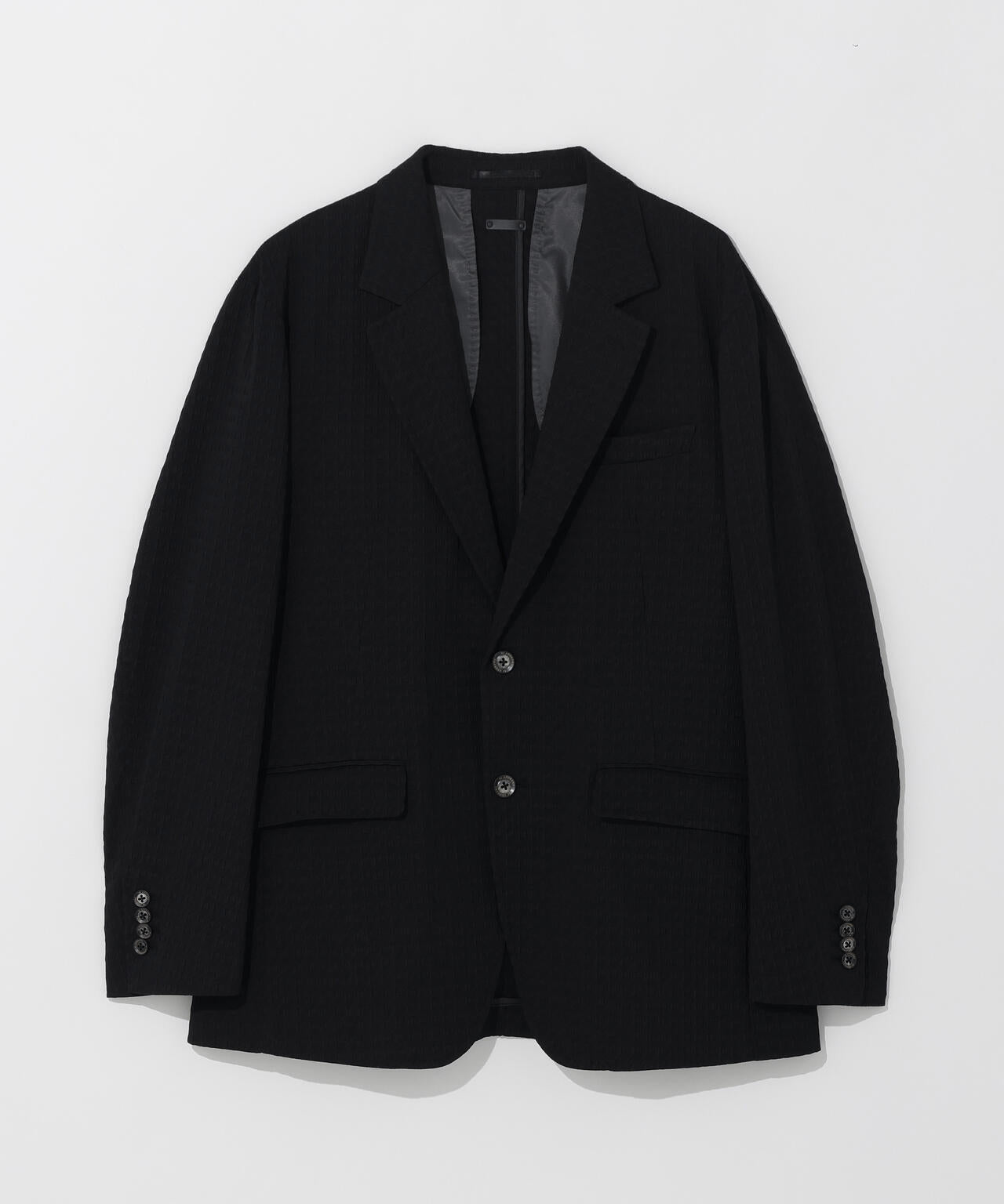 【ストレッチ】ふくれジャガードジャケット (MENS)