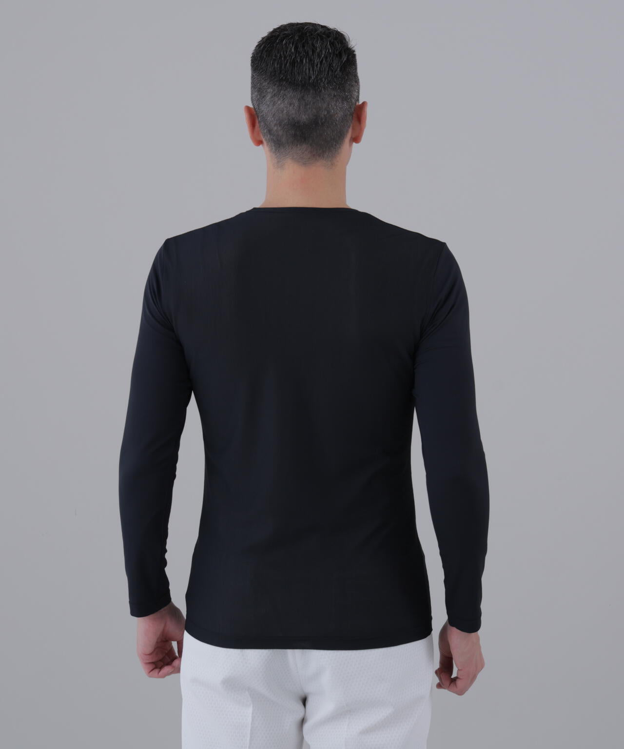 【吸水速乾】【UVカット】TWINCOt UV×メッシュ長袖Uネックインナー (MENS)