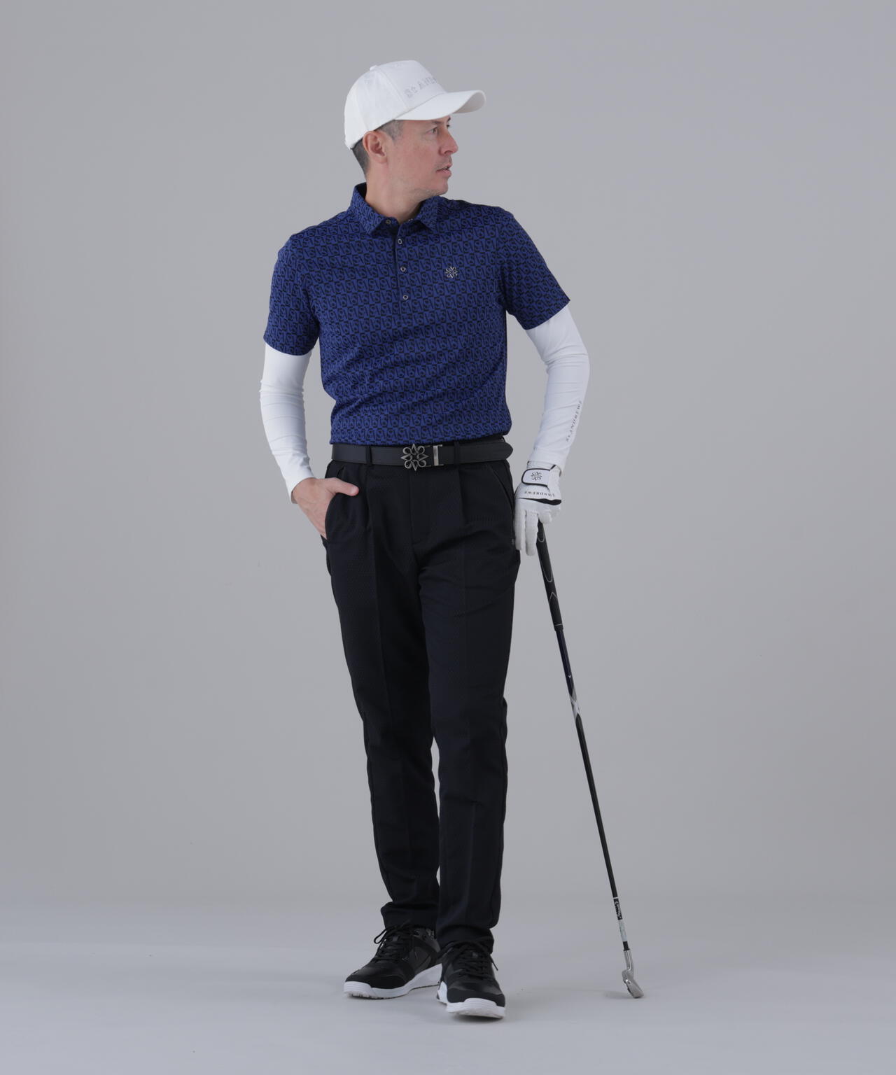 【吸水速乾】【UVカット】TWINCOt UV×メッシュ長袖Uネックインナー (MENS)
