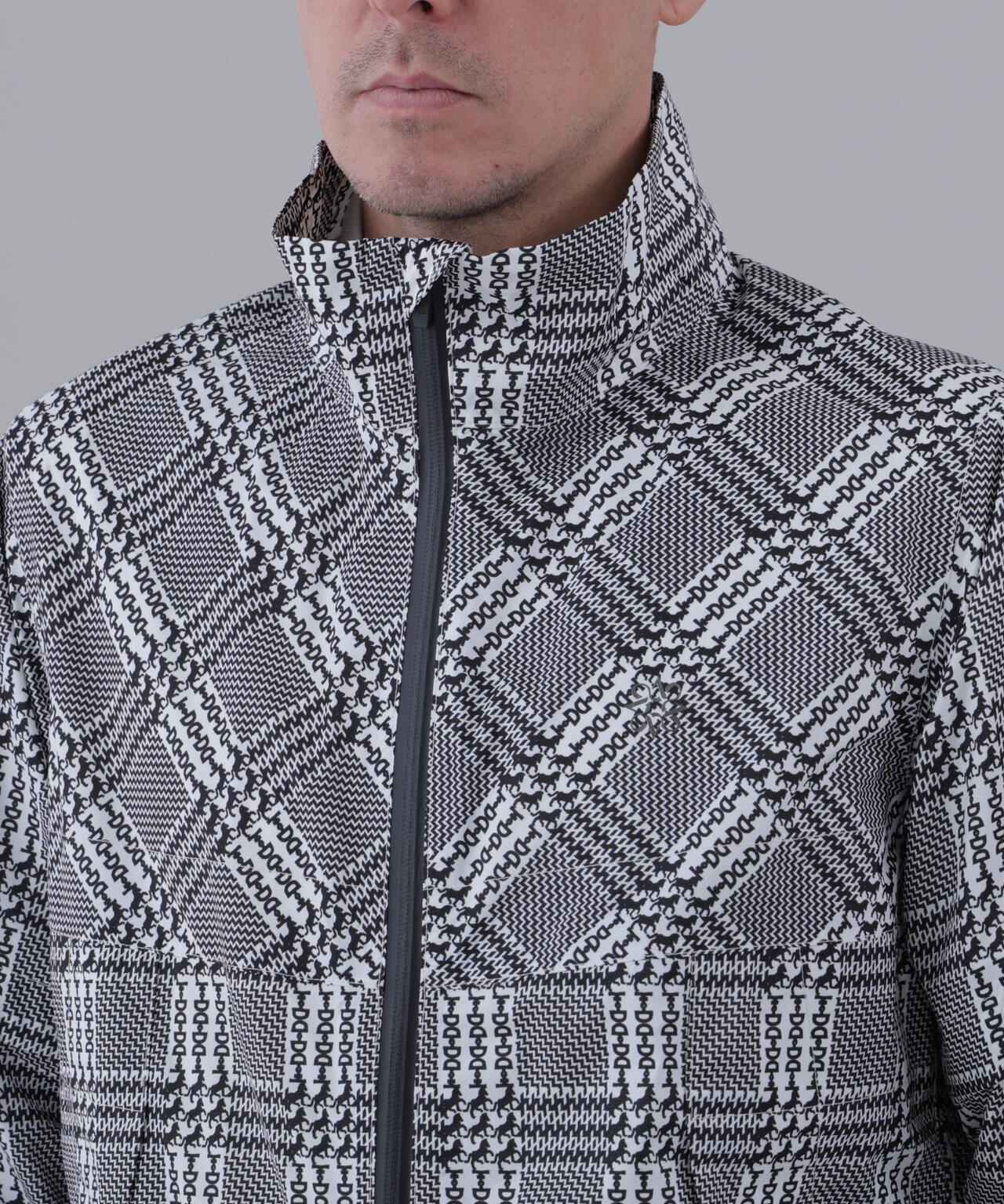 ホースビットチェックレインブルゾン (MENS)