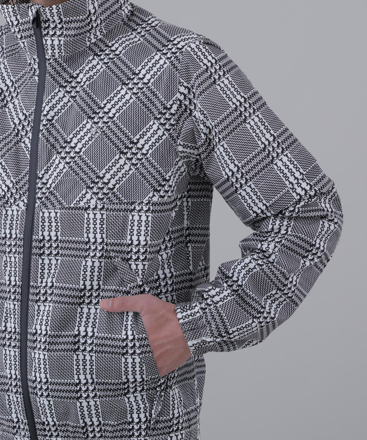 ホースビットチェックレインブルゾン (MENS)