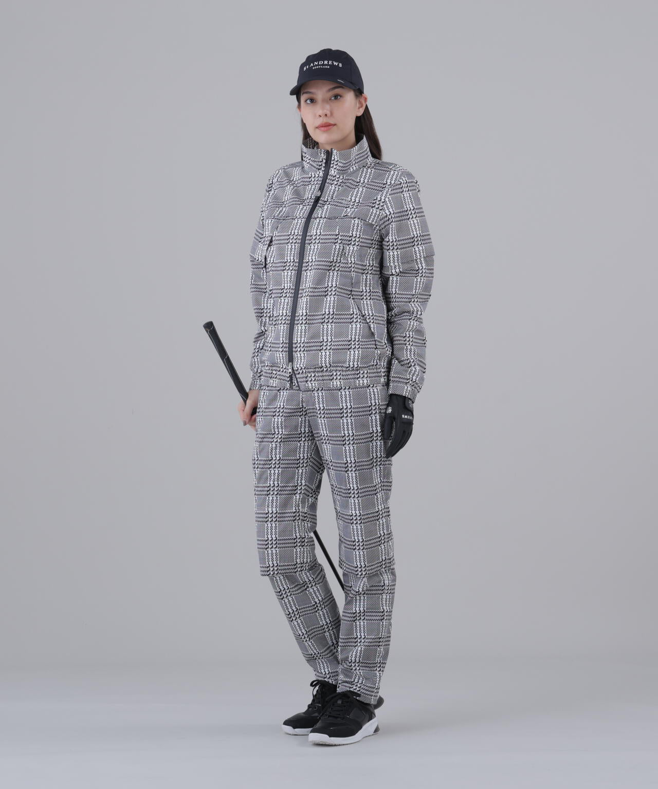 ホースビットチェックレインブルゾン (LADIES)