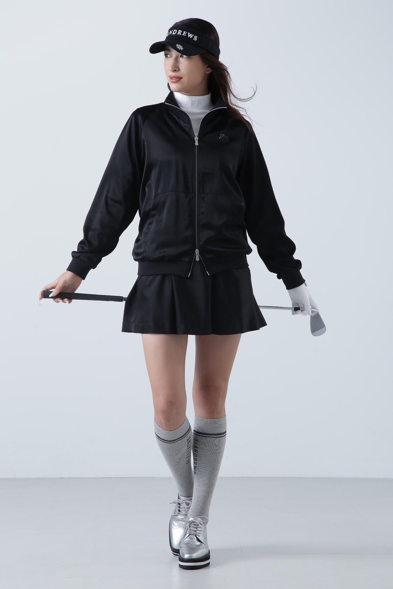 ミッションサテン フレアースカート (WOMENS)