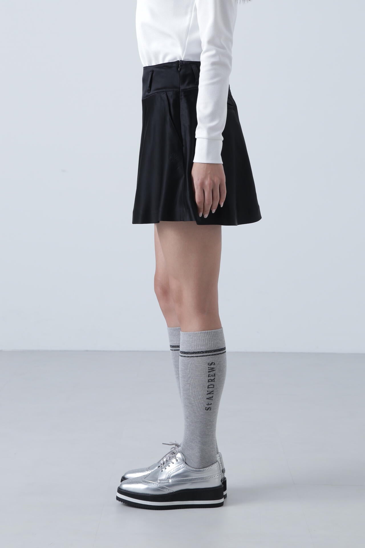 ミッションサテン フレアースカート (WOMENS)