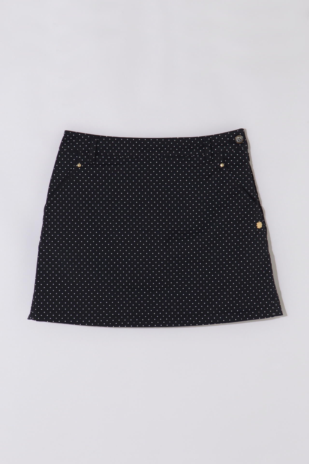 ピンドットロゴジャガードスカート (WOMENS)