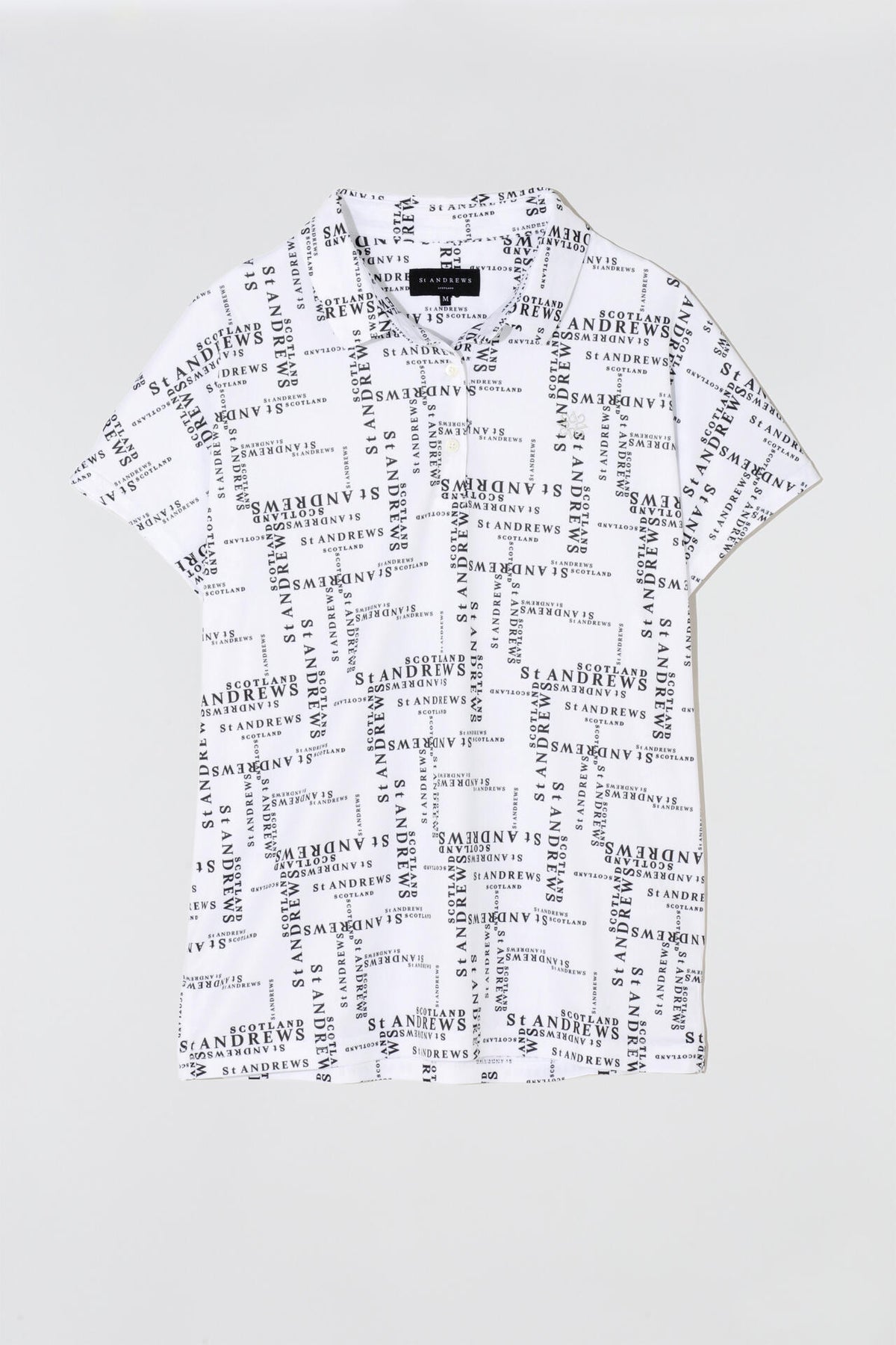 COOLMAXランダムロゴプリント半袖シャツ (WOMENS)