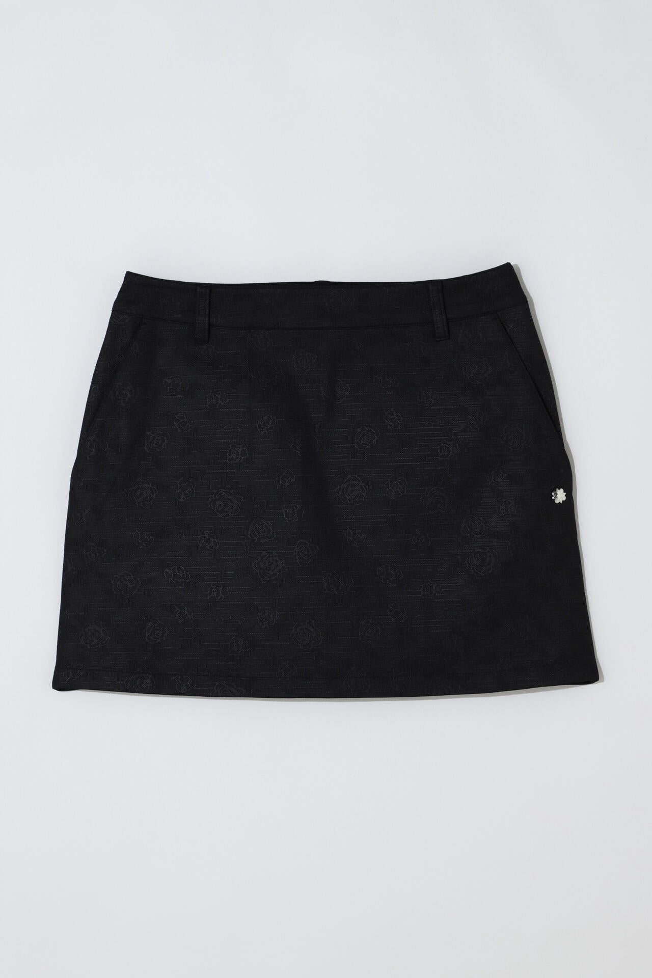 ボニースコットランドエンボス 後ろプリーツスカート (WOMENS)
