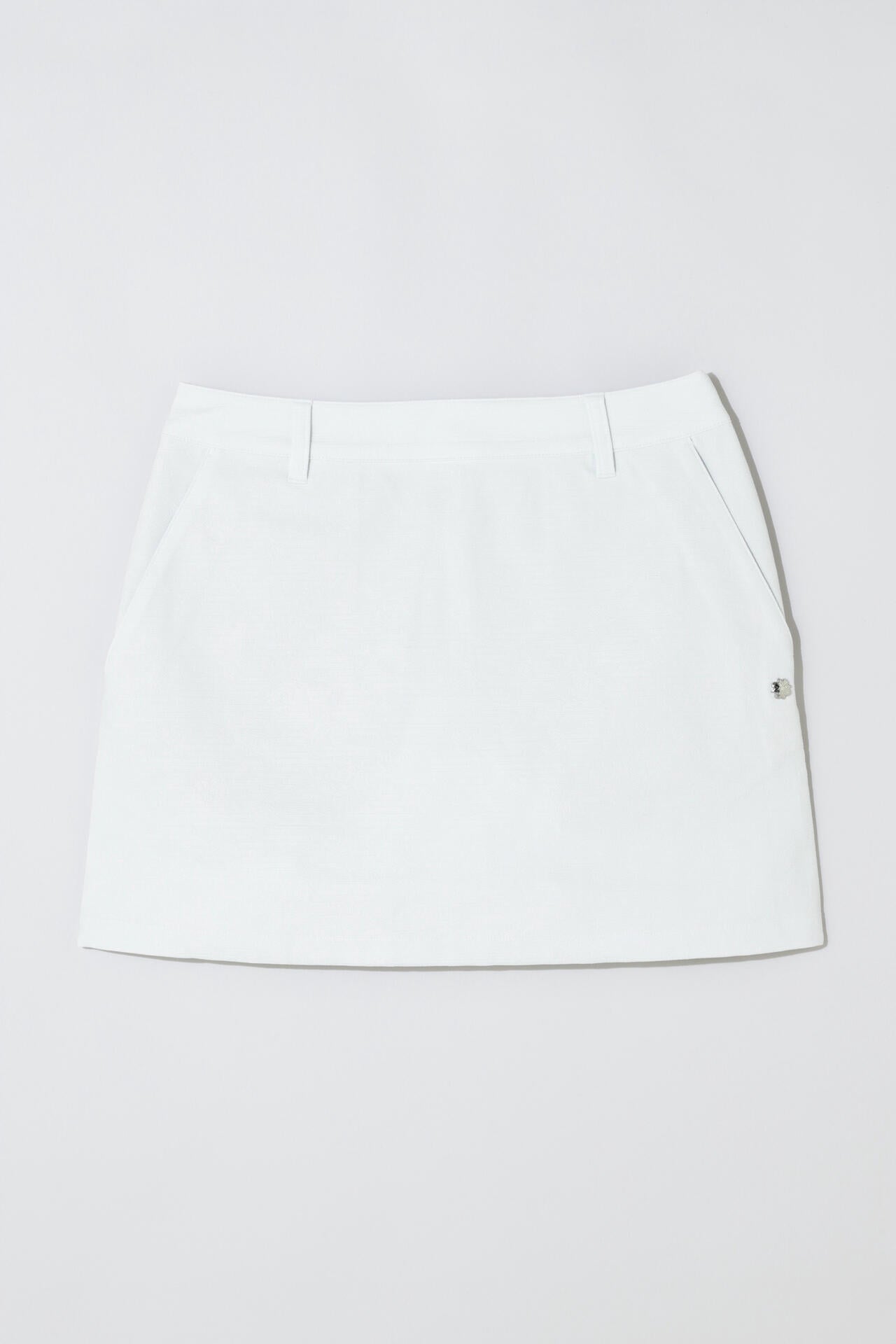 ボニースコットランドエンボス 後ろプリーツスカート (WOMENS)