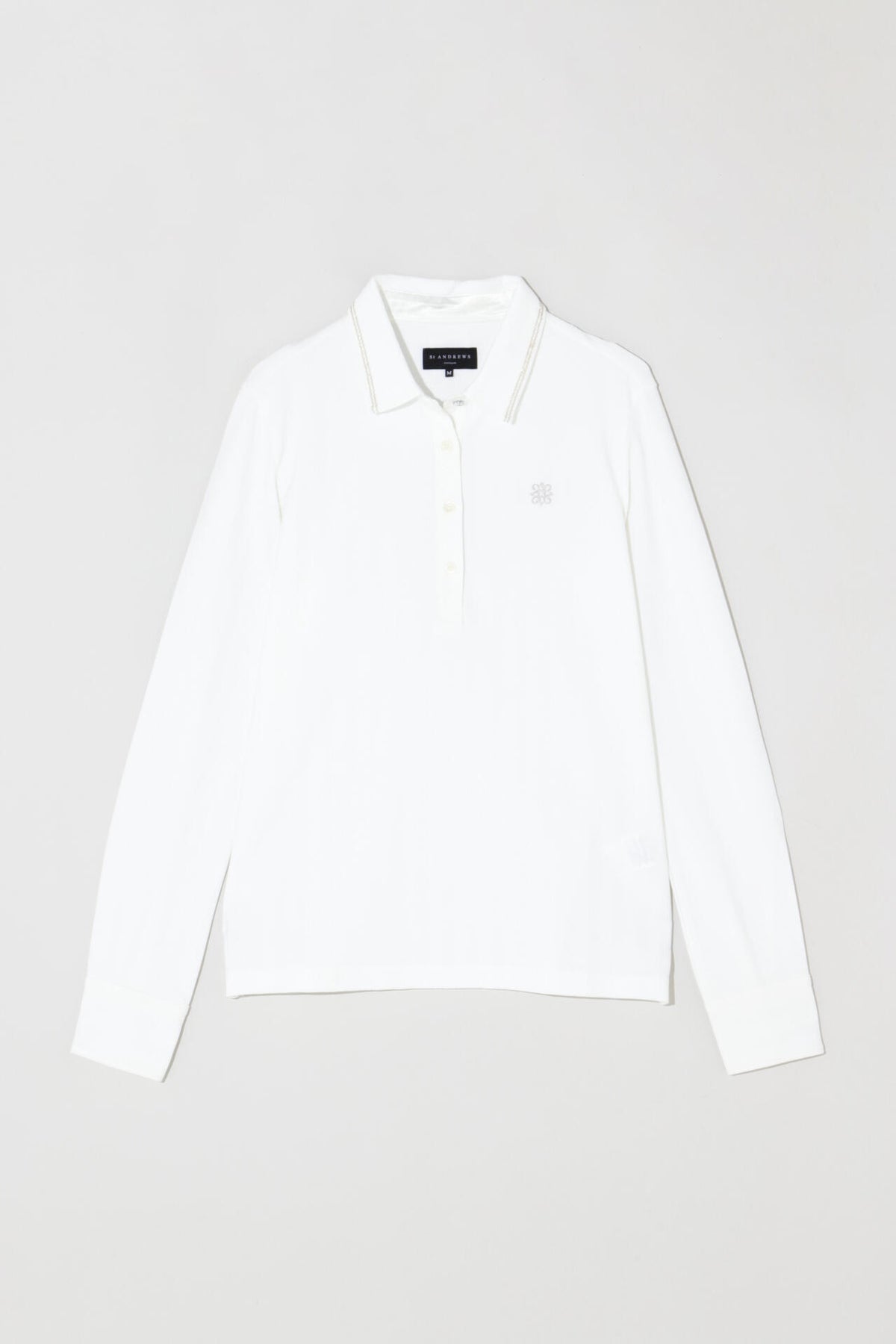 ストライプヘリンボン長袖シャツ (WOMENS)