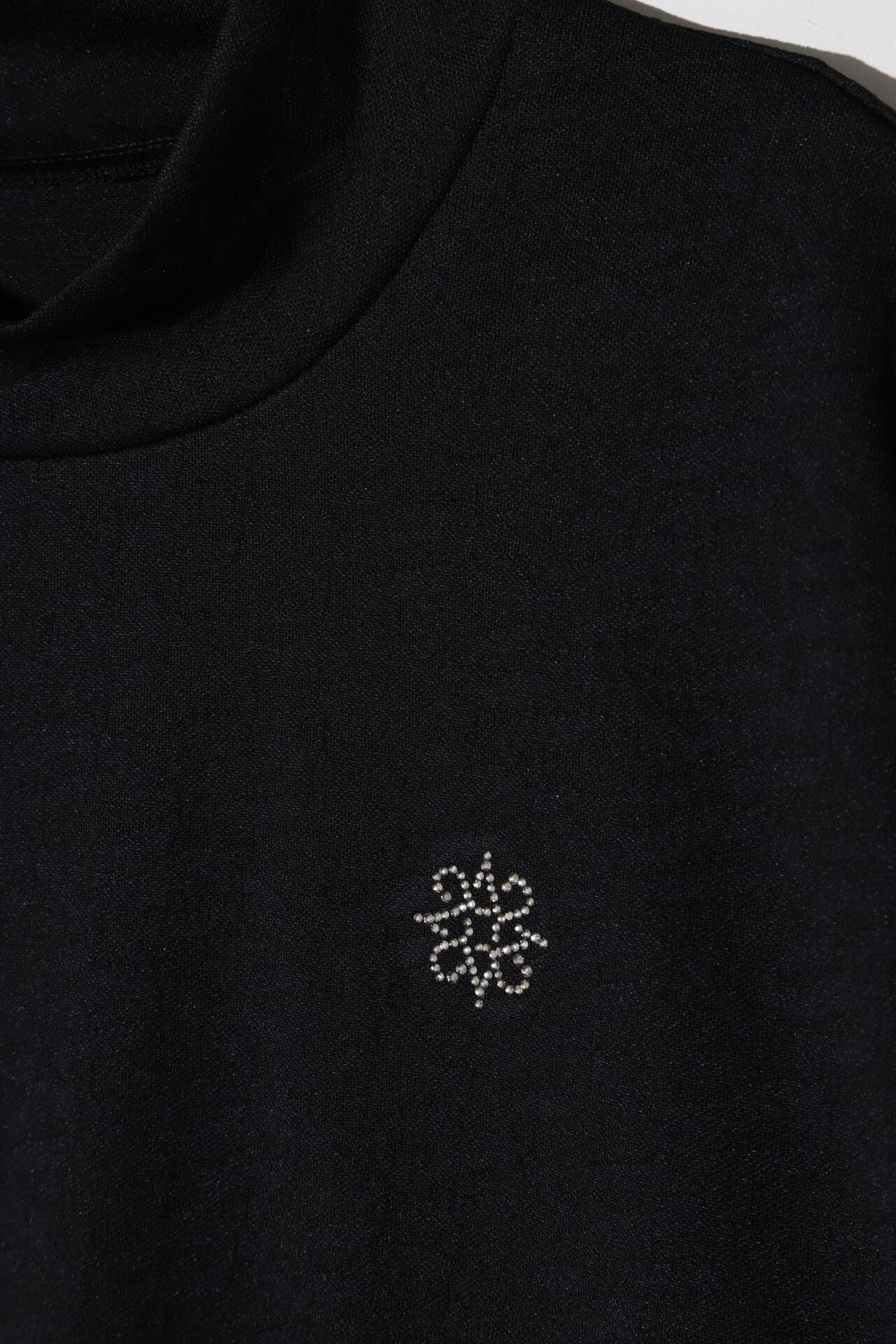 STAドットジャガード長袖ハイネックカットソー (WOMENS)
