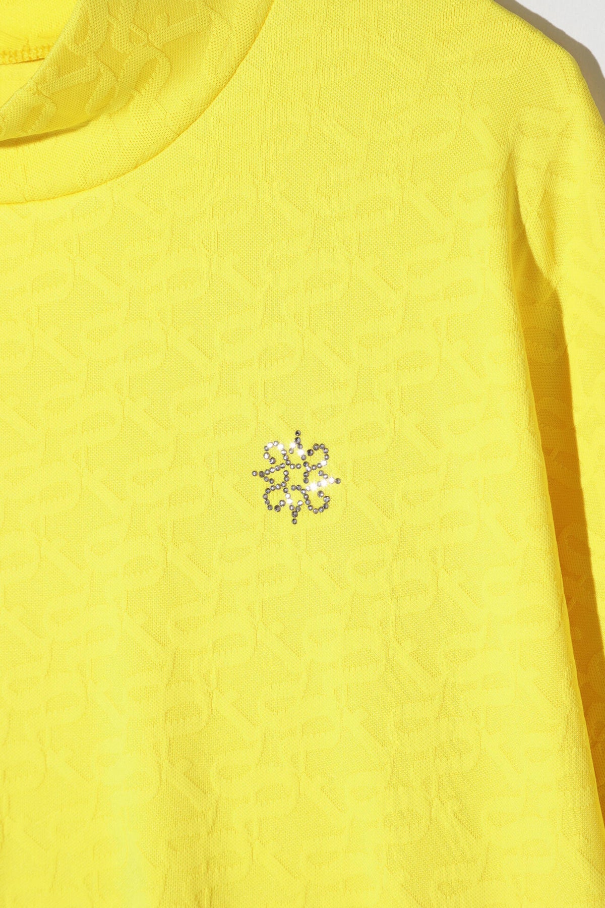 STAドットジャガード長袖ハイネックカットソー (WOMENS)
