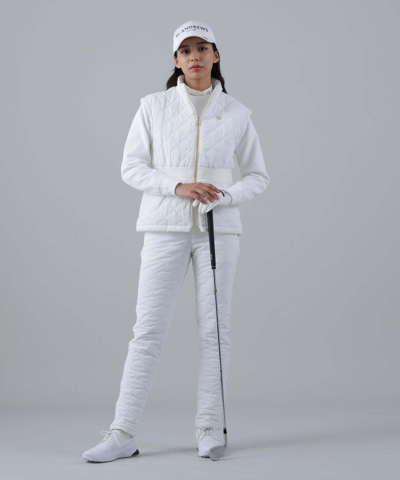 ウェーブストレッチ中綿ブルゾン (WOMENS)