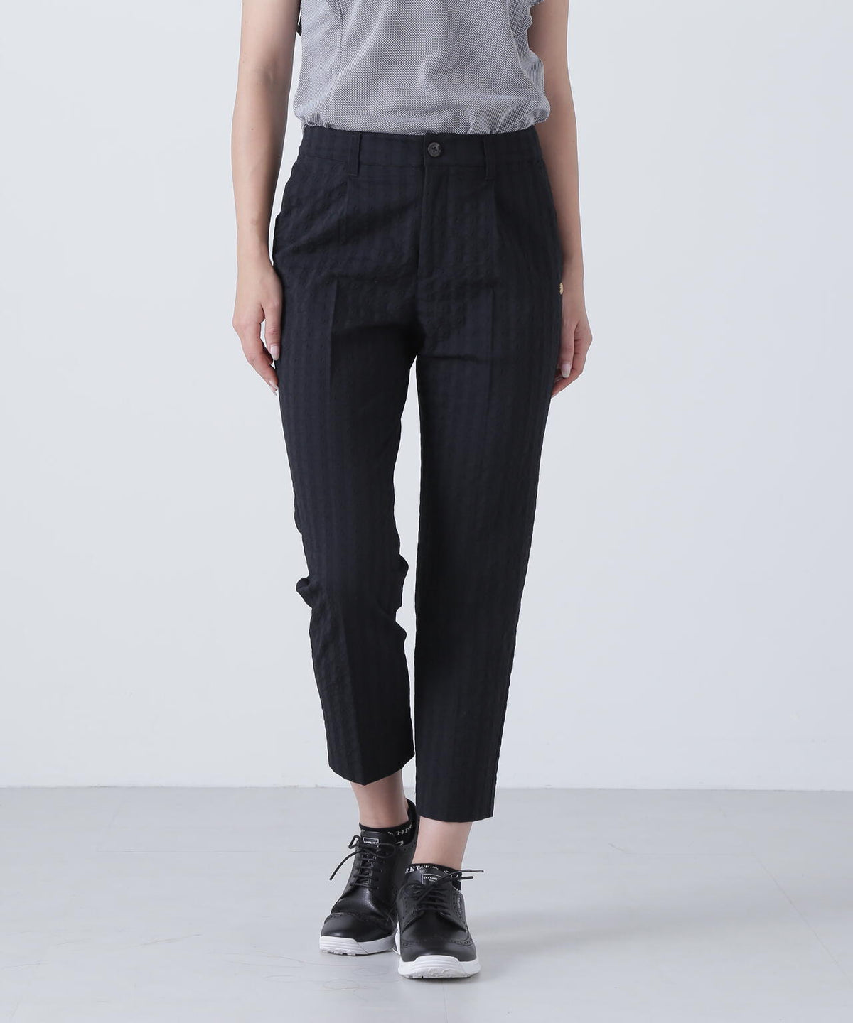 千鳥楊柳ストレッチパンツ (WOMENS)