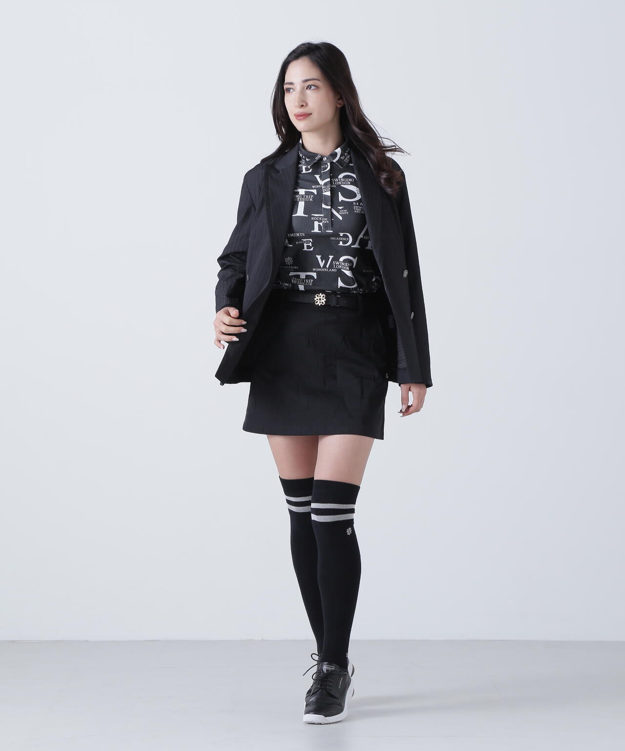 ドットサークルジャガードジャケット (WOMENS)