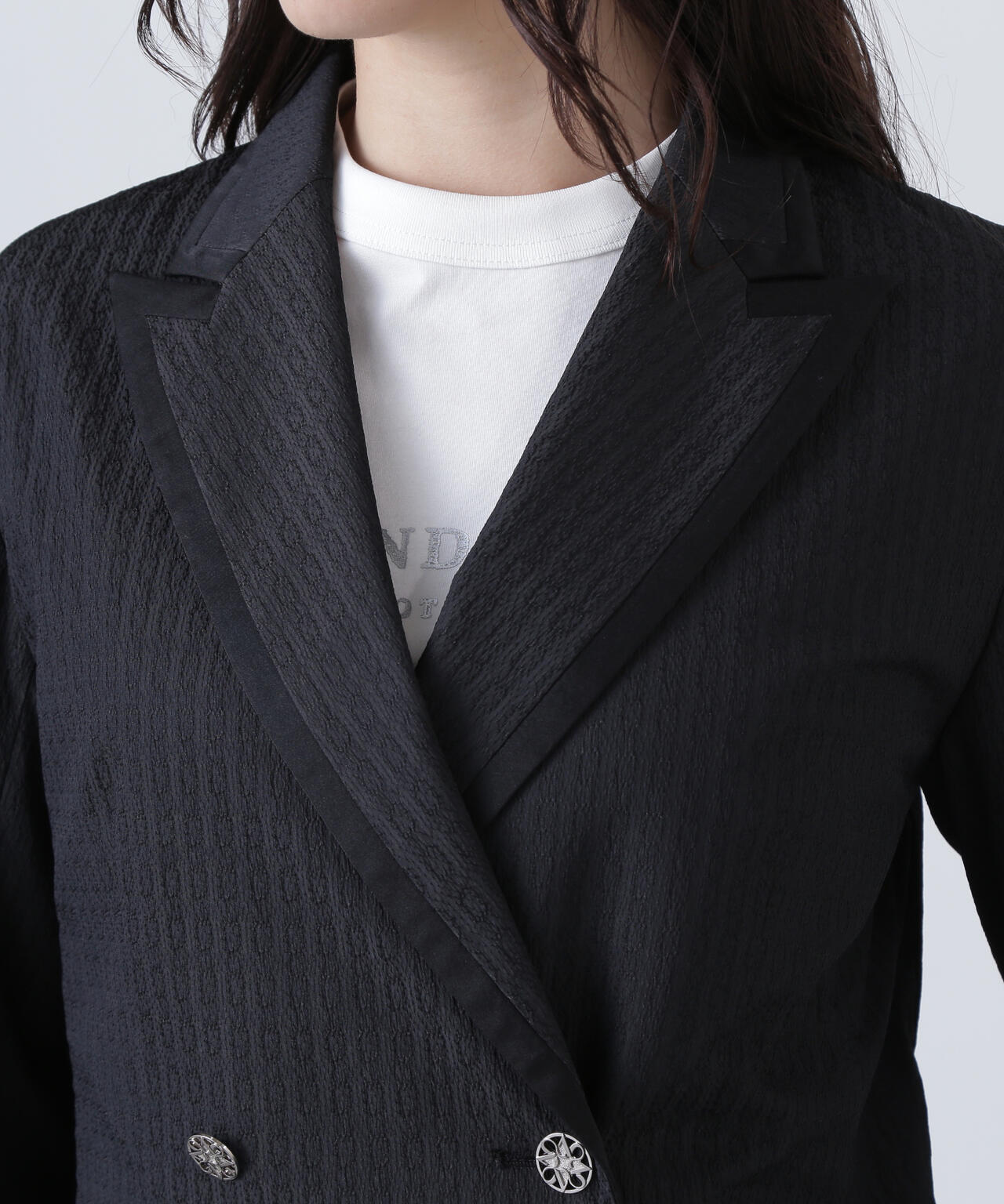 ドットサークルジャガードジャケット (WOMENS)