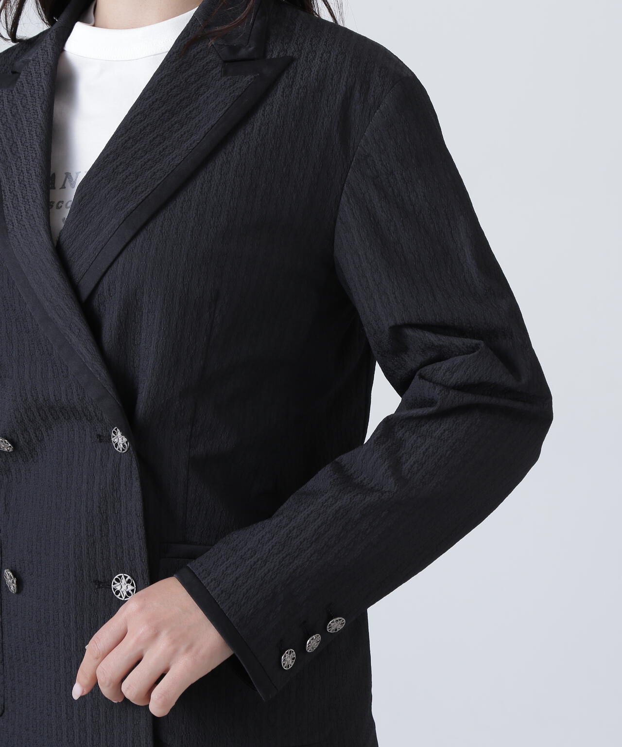 ドットサークルジャガードジャケット (WOMENS)