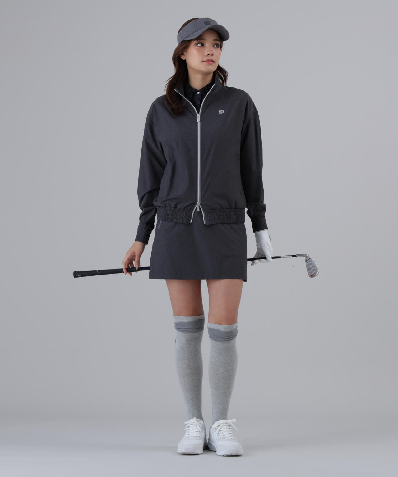 【撥水】【ストレッチ】ナイロンタフタブルゾン (WOMENS)