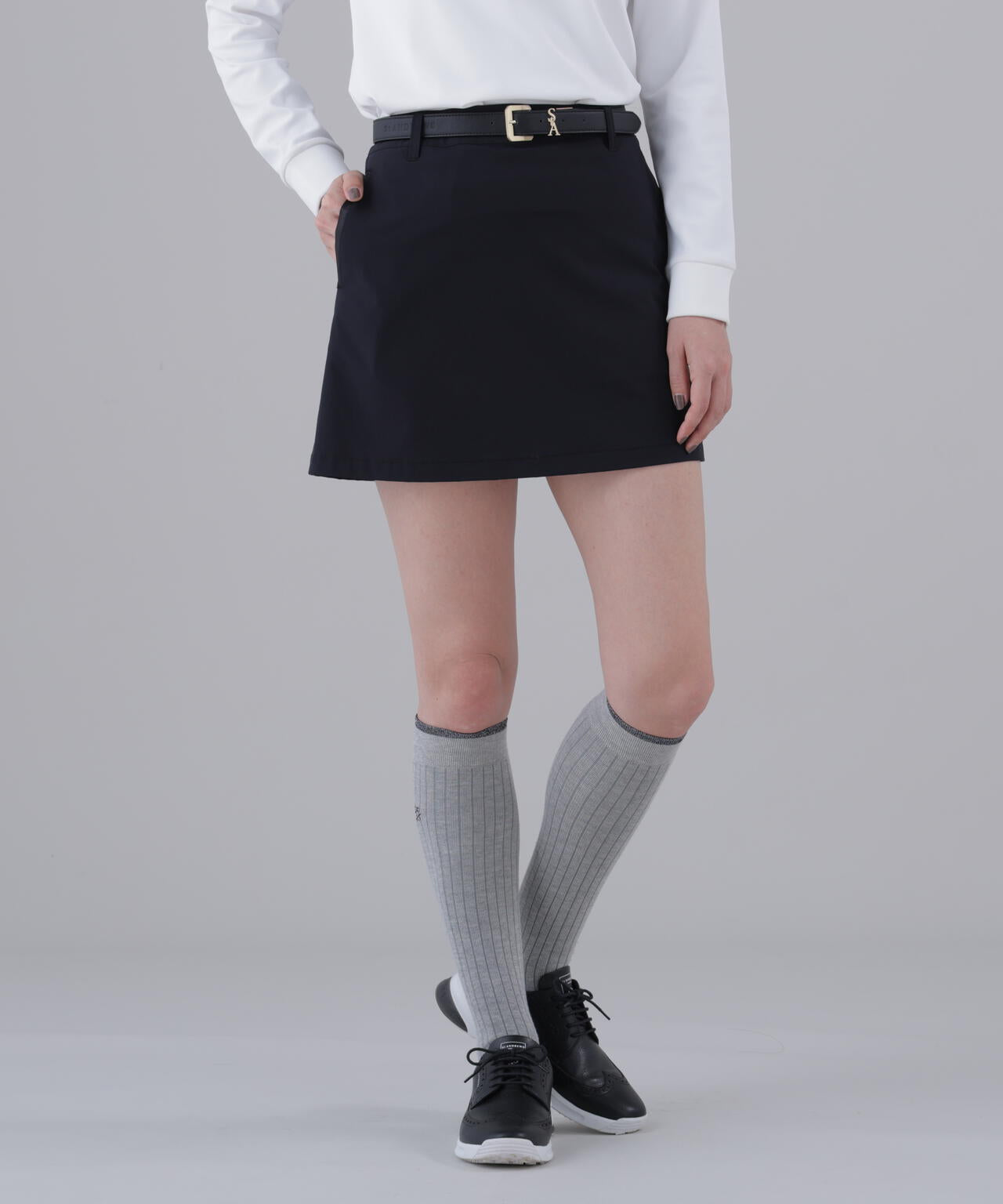 【撥水】【ストレッチ】ナイロンタフタスカート (WOMENS)