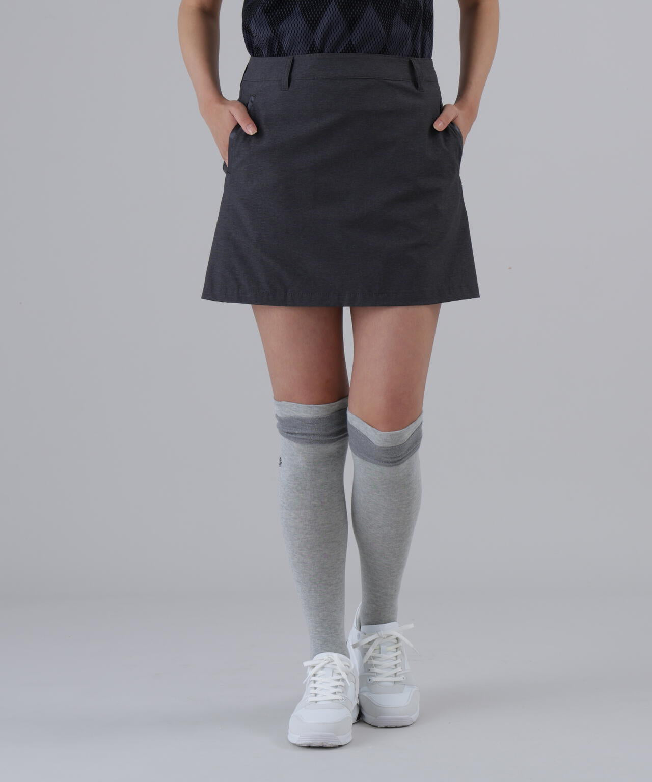 【撥水】【ストレッチ】ナイロンタフタスカート (WOMENS)