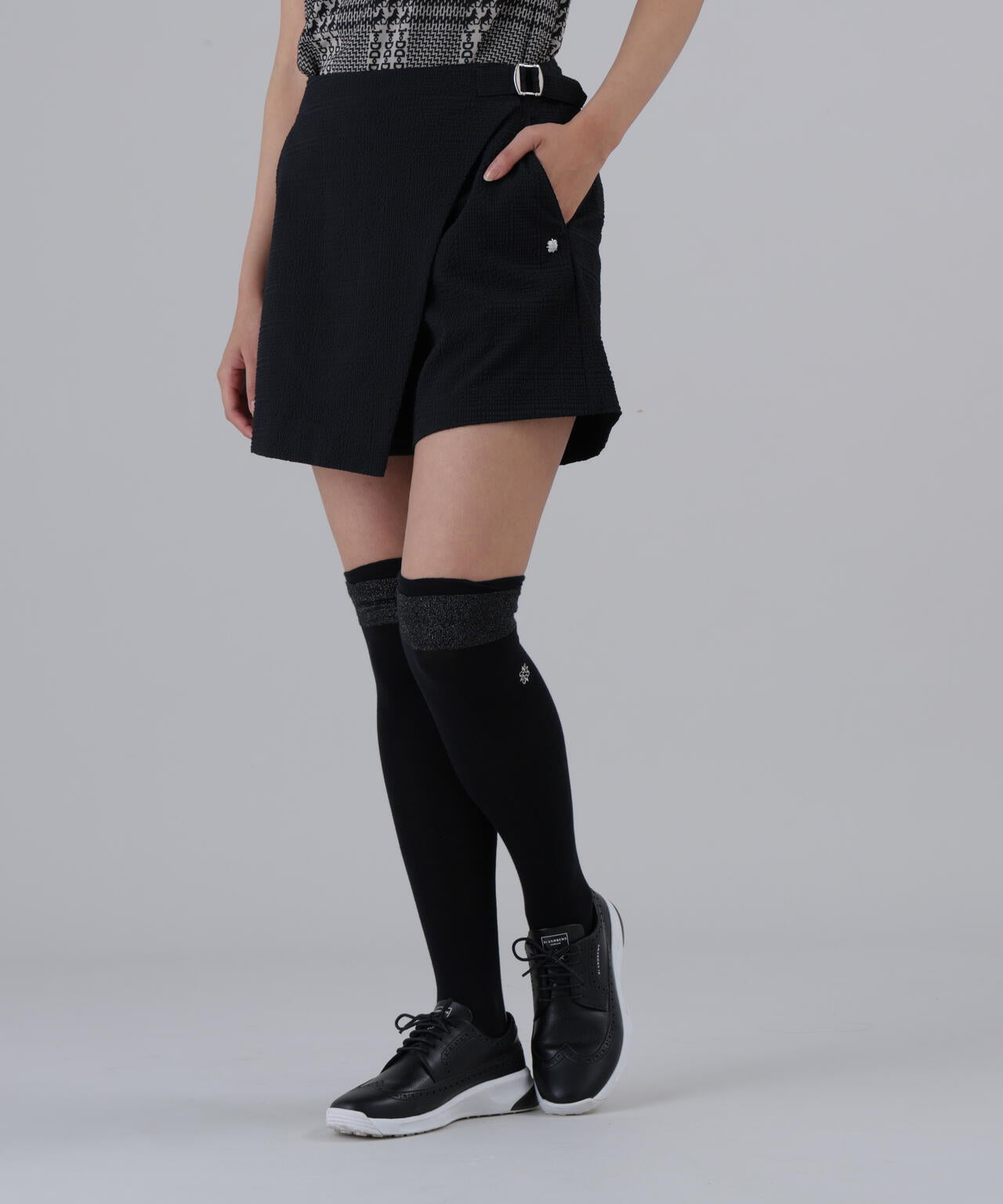 【ストレッチ】変形サッカーキュロット (WOMENS)